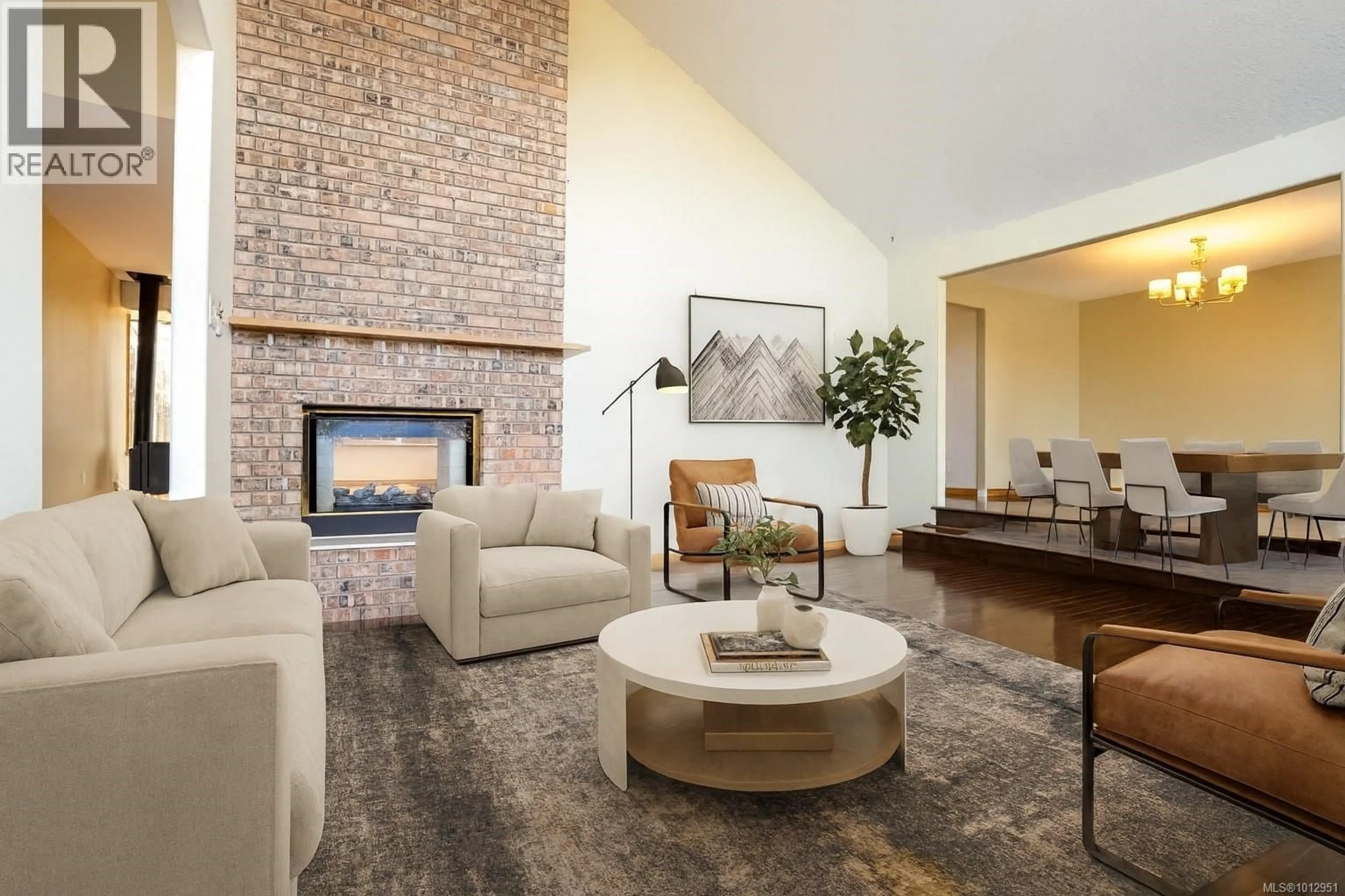 Living room with furniture, ceramic/tile floor for 6108 WHITNEY PLACE, Duncan British Columbia V9L5N3