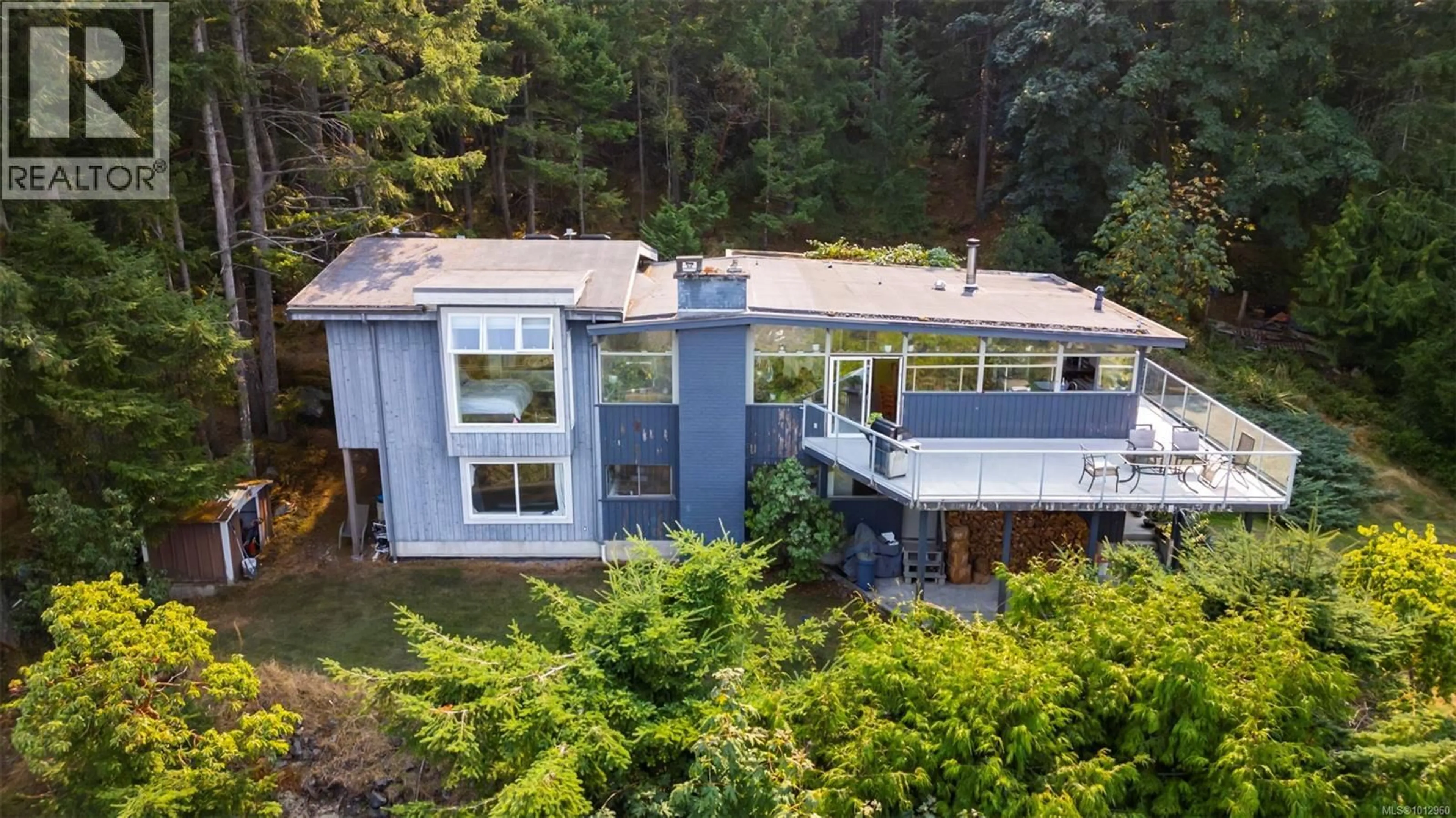 A pic from outside/outdoor area/front of a property/back of a property/a pic from drone, building for 5207 LOST LAKE ROAD, Nanaimo British Columbia V9T5E6