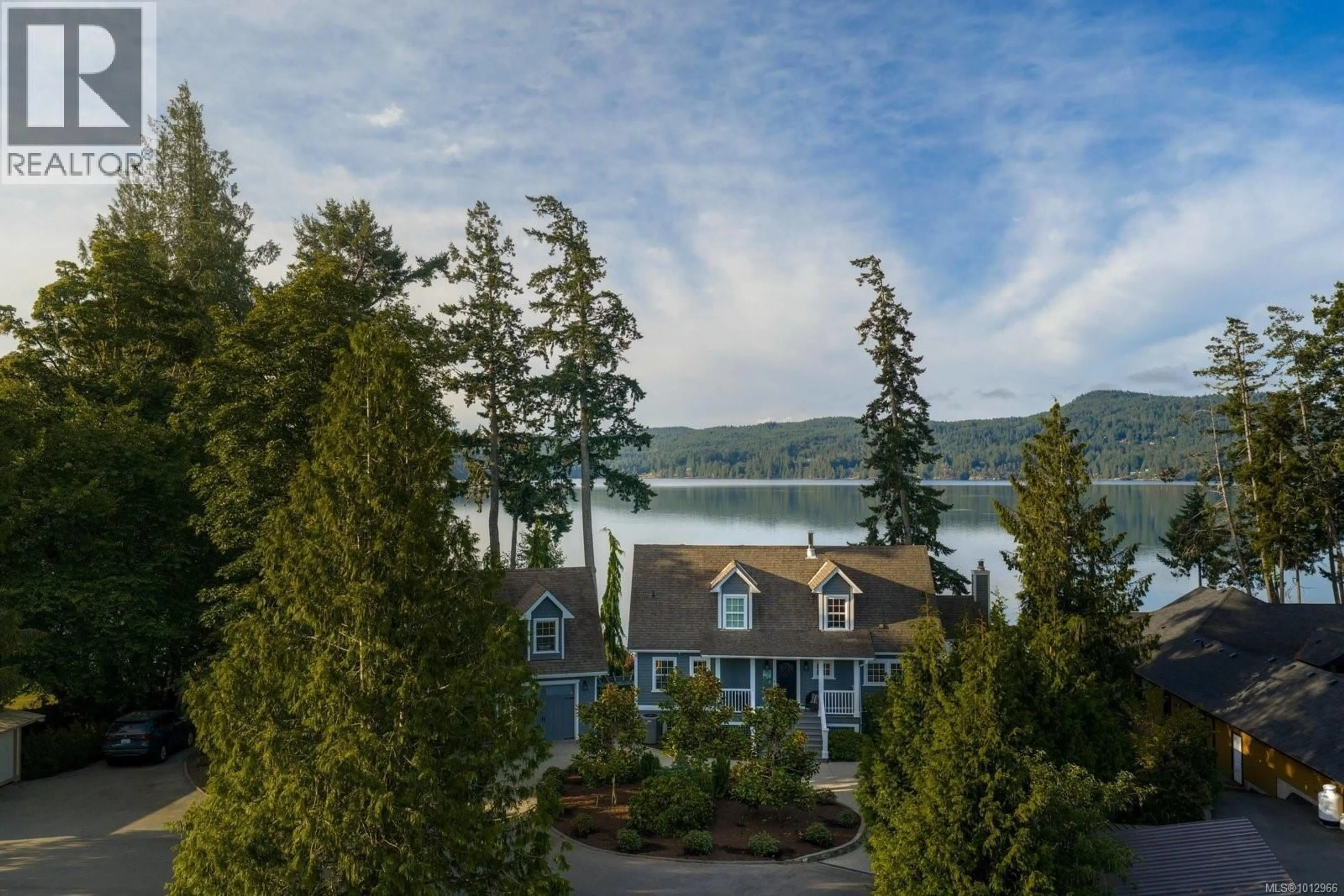 A pic from outside/outdoor area/front of a property/back of a property/a pic from drone, water/lake/river/ocean view for 2021 SASEENOS ROAD, Sooke British Columbia V9Z0C4
