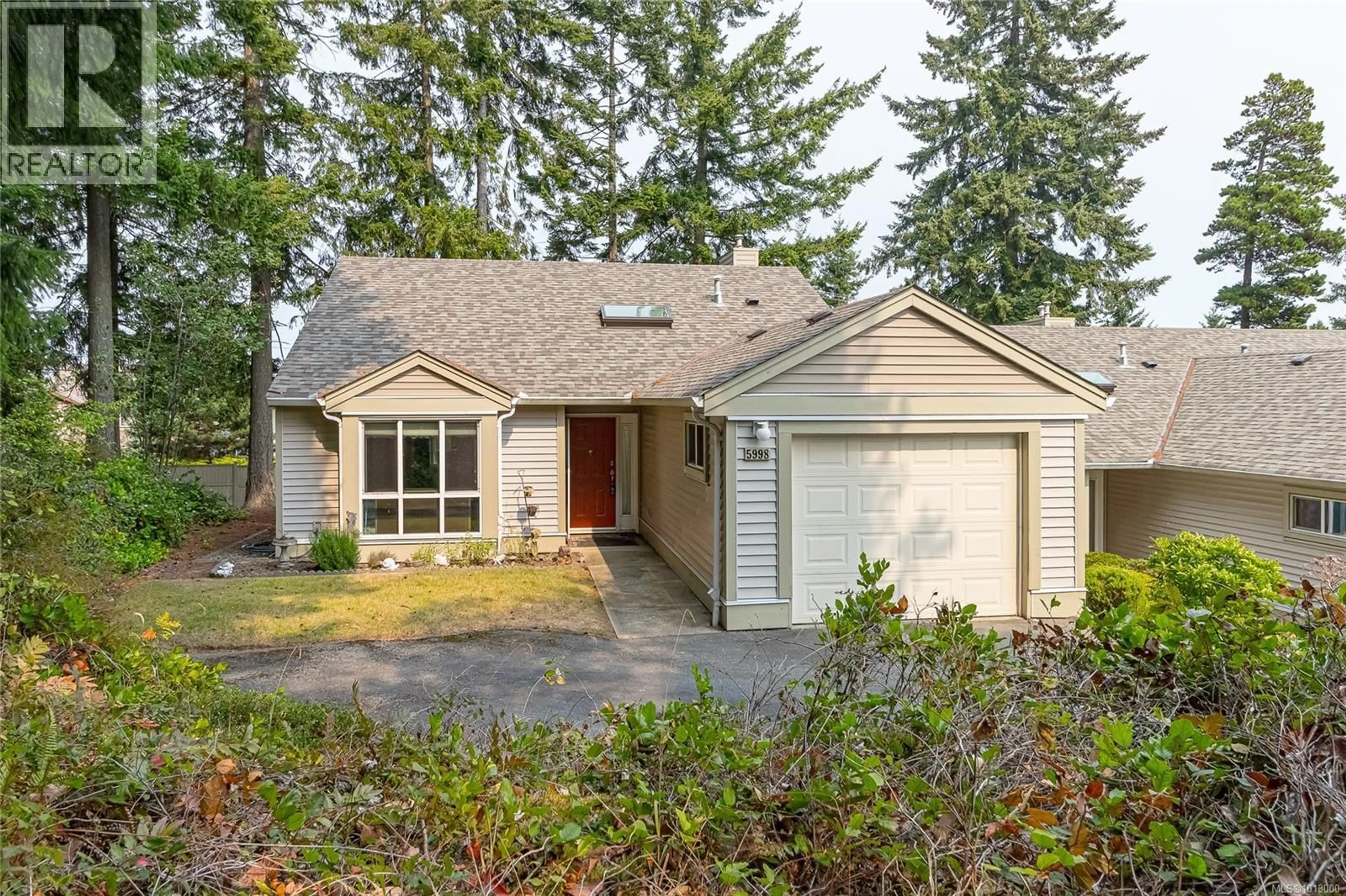 Home with vinyl exterior material, street for 5998 WATERTON DRIVE, Nanaimo British Columbia V9T6A9