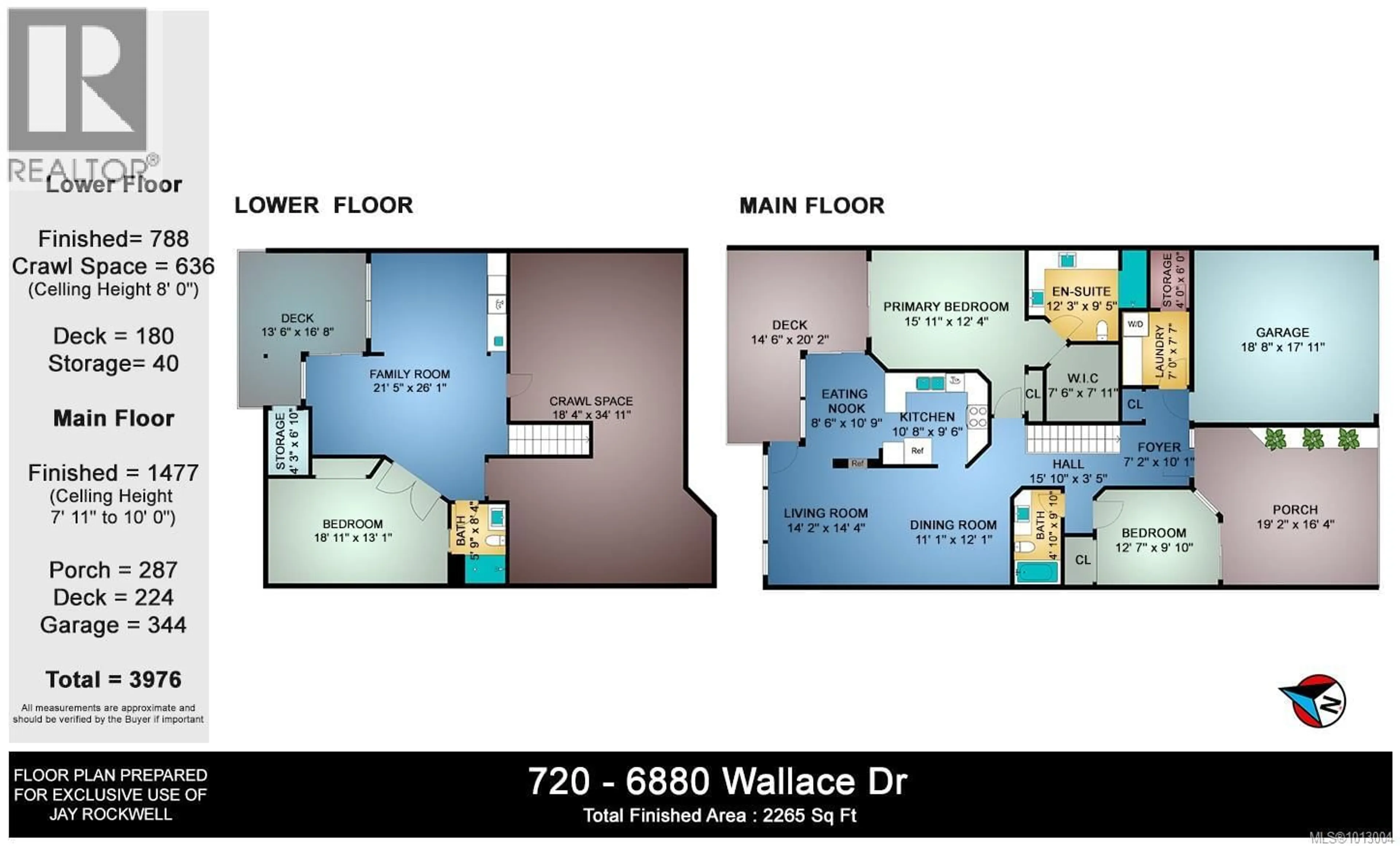 Floor plan for 720 - 6880 WALLACE DRIVE, Central Saanich British Columbia V8M1N8