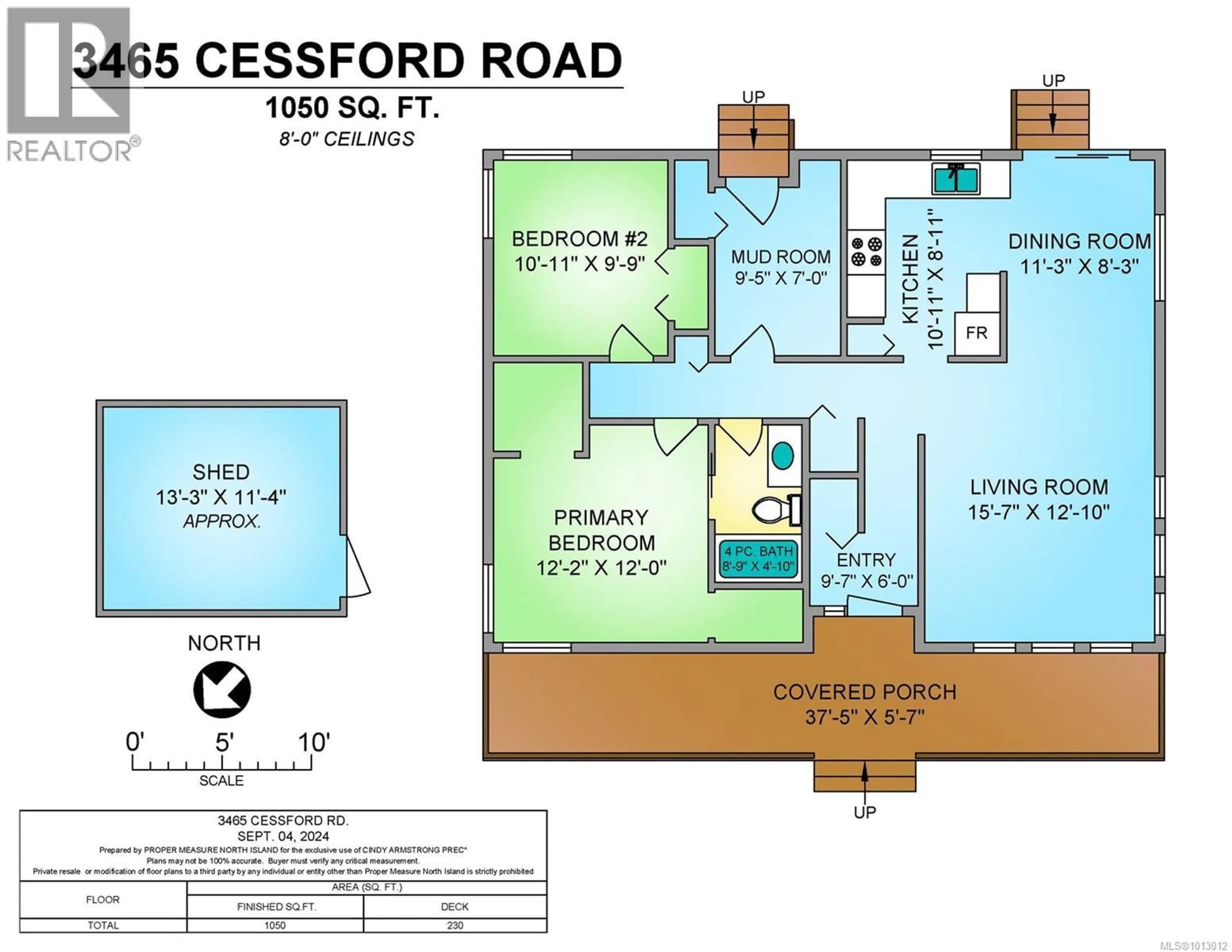 Floor plan for 3465 CESSFORD ROAD, Courtenay British Columbia V9J1R4