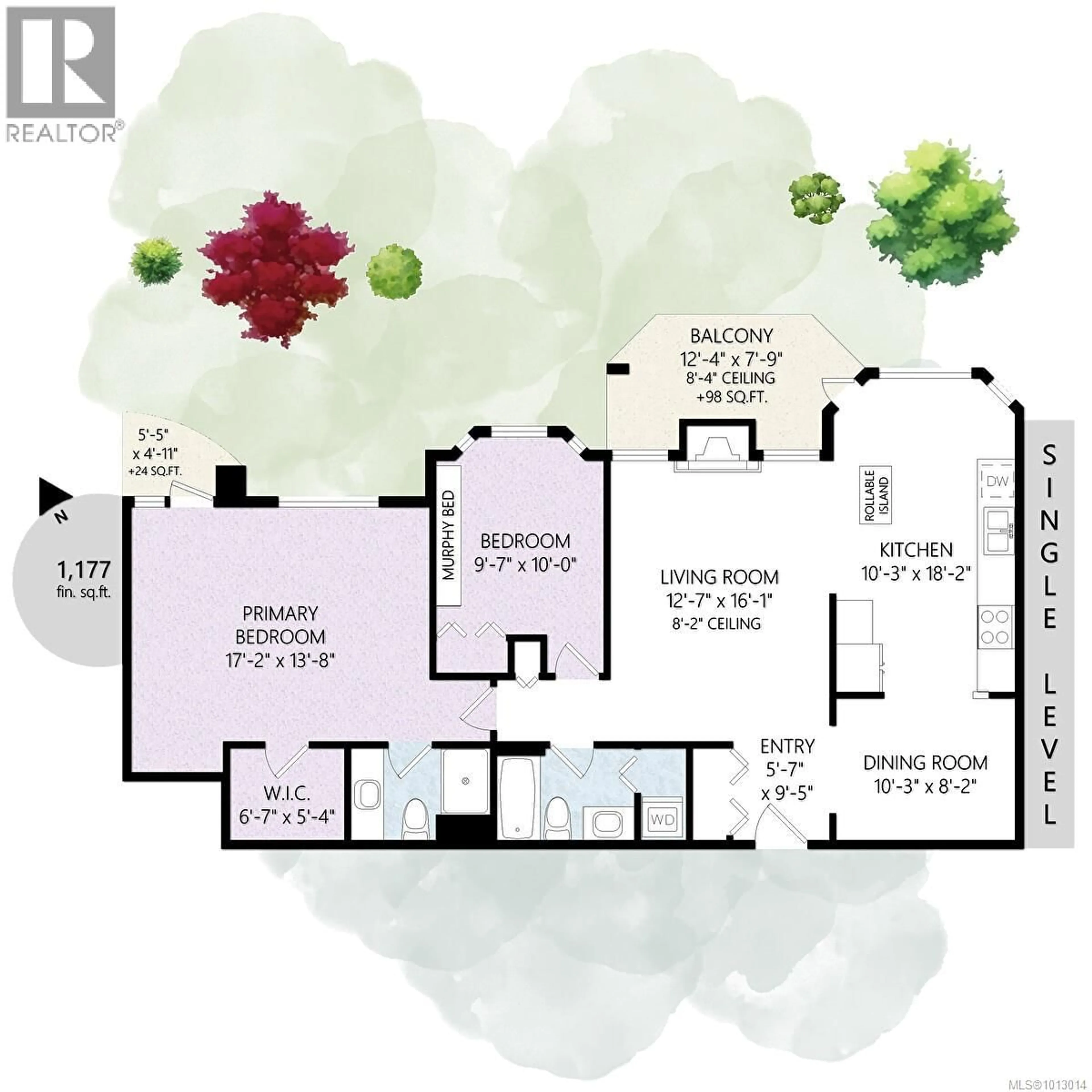Floor plan for 301 - 405 QUEBEC STREET, Victoria British Columbia V8V1W6