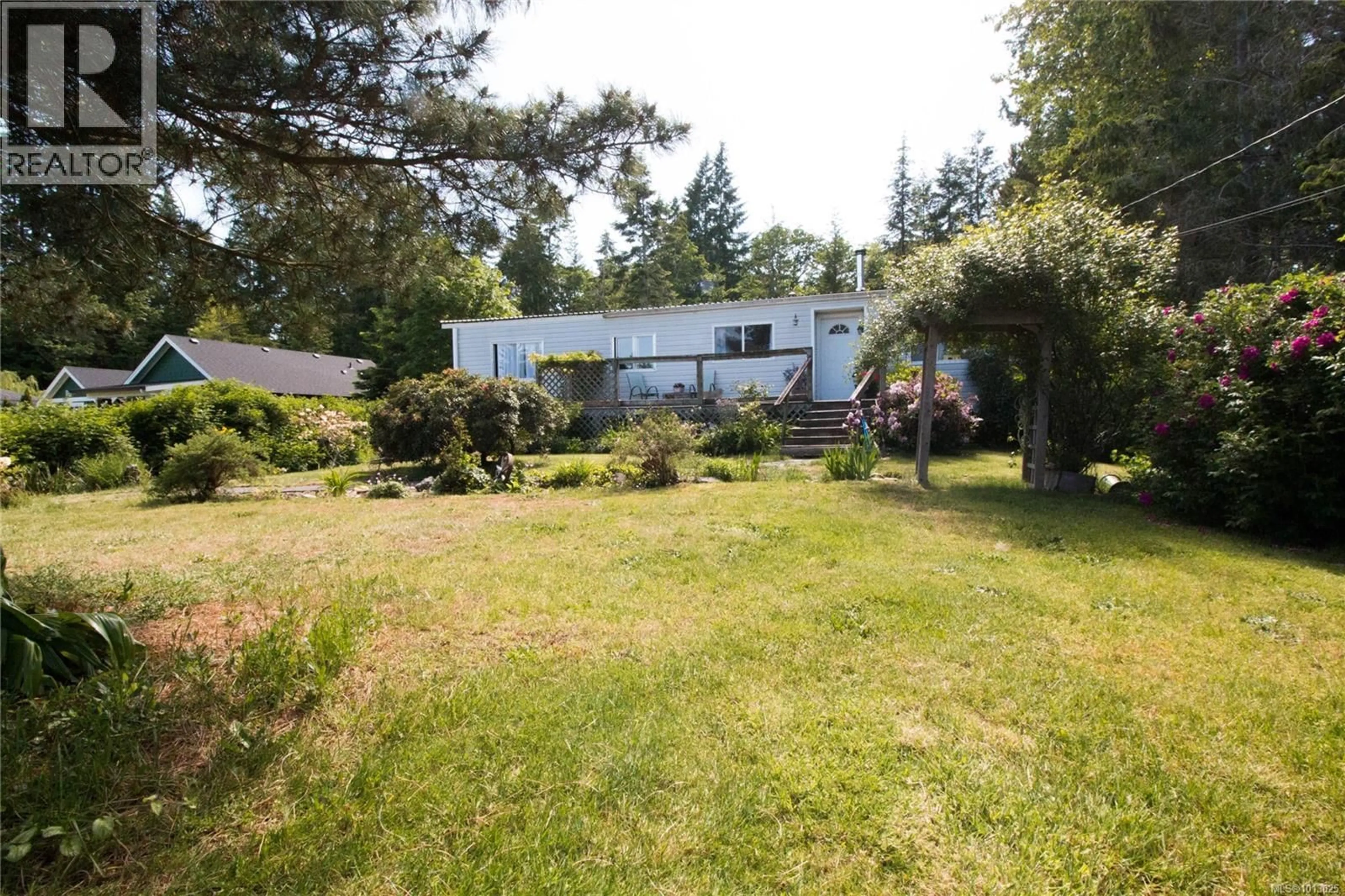 A pic from outside/outdoor area/front of a property/back of a property/a pic from drone, forest/trees view for 6573 MYSTERY BEACH ROAD, Fanny Bay British Columbia V0R1W0