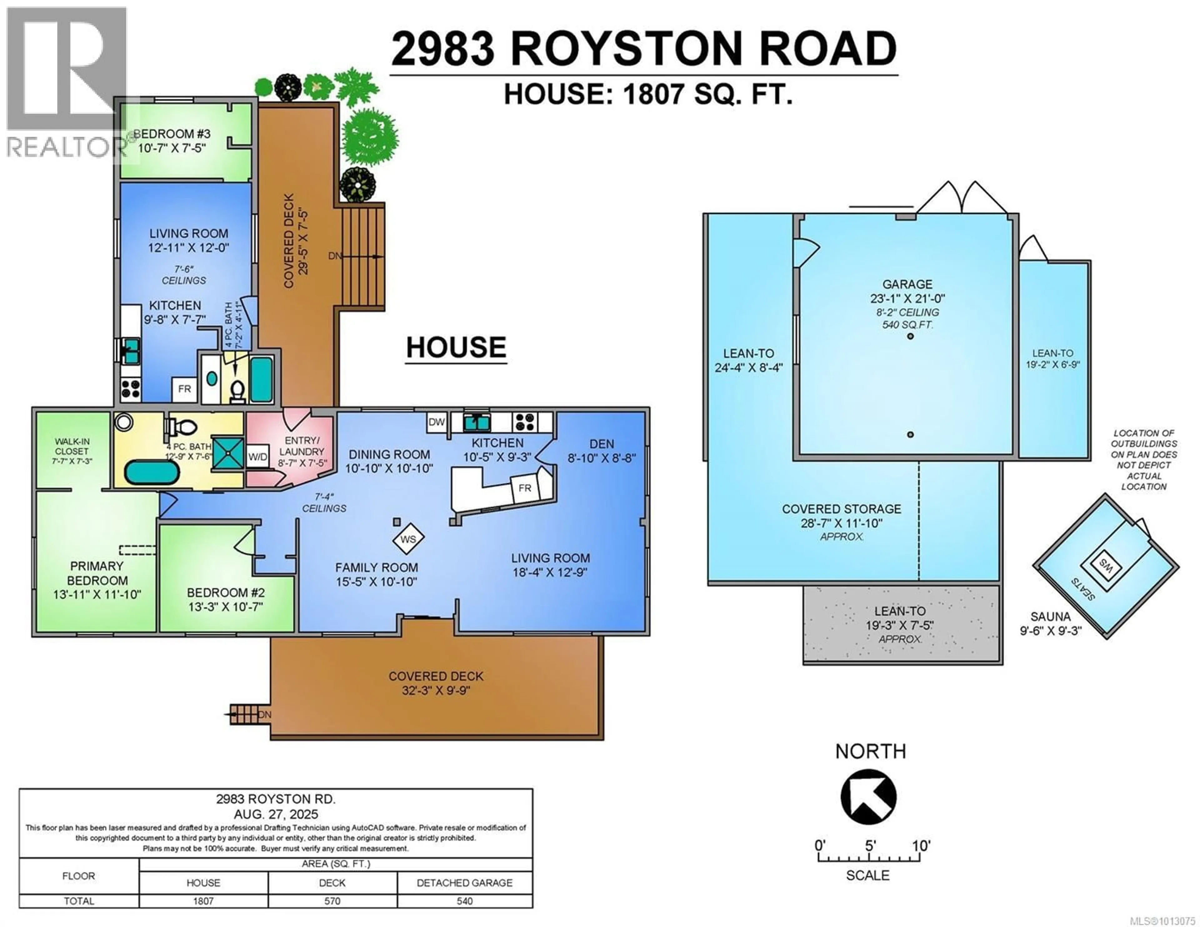 Floor plan for 2983 ROYSTON ROAD, Cumberland British Columbia V0R1S0