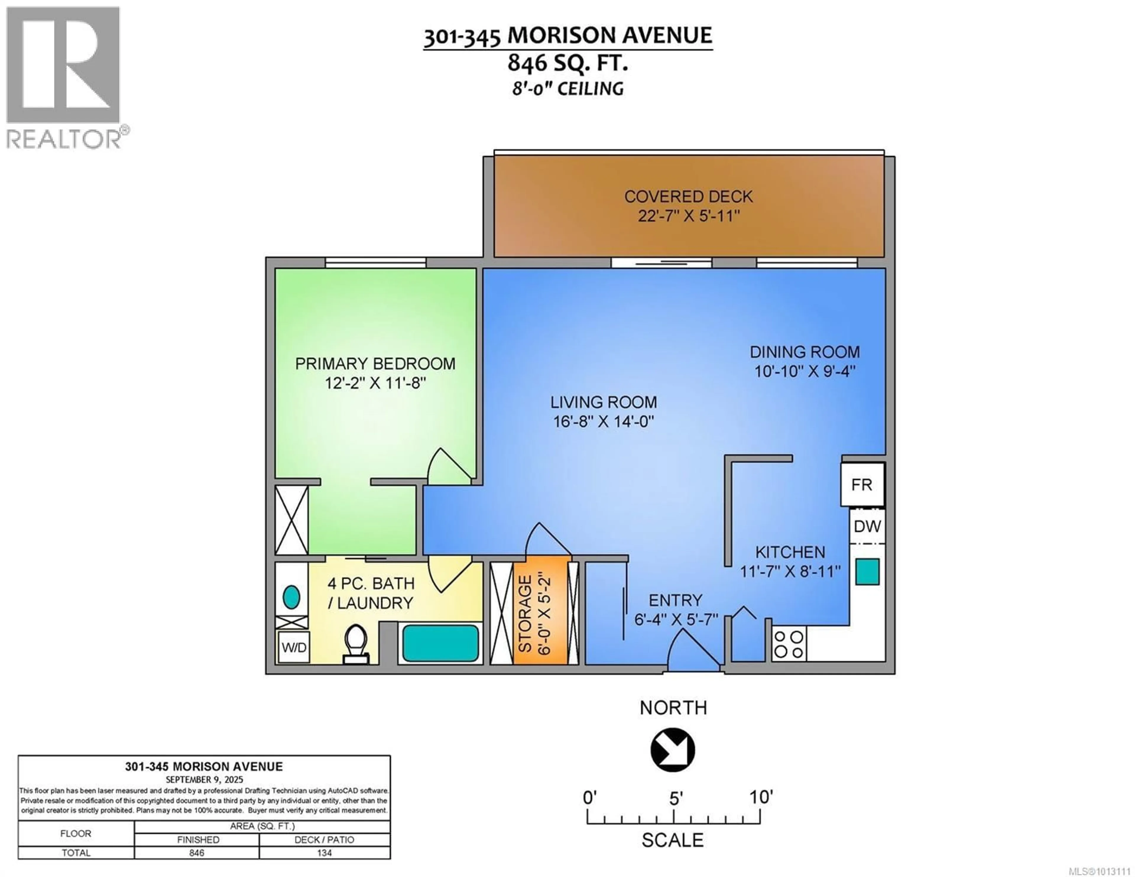 Floor plan for 301 - 345 MORISON AVENUE, Parksville British Columbia V9P1P6