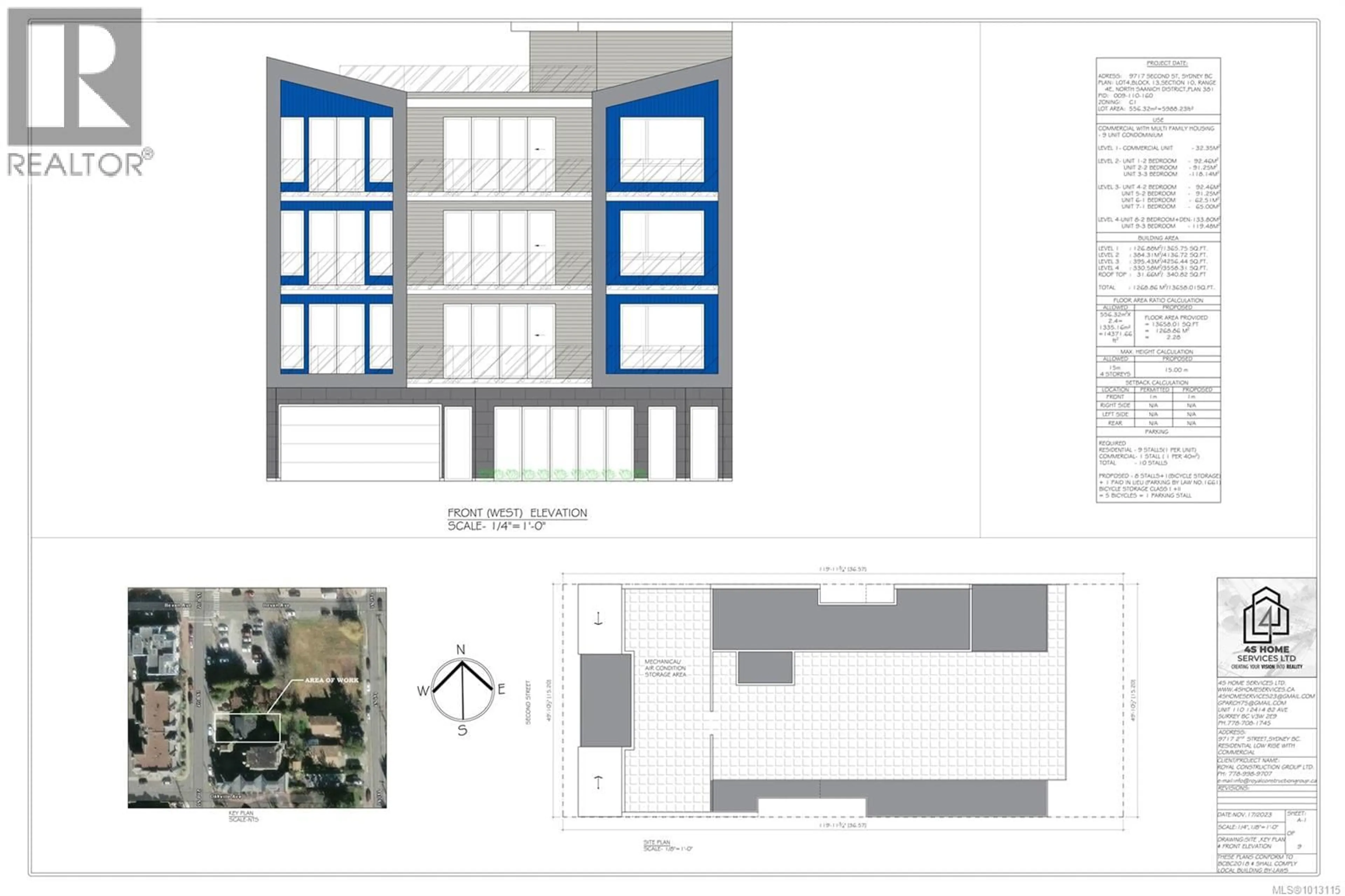 Floor plan for 9717 SECOND STREET, Sidney British Columbia V8L3C3