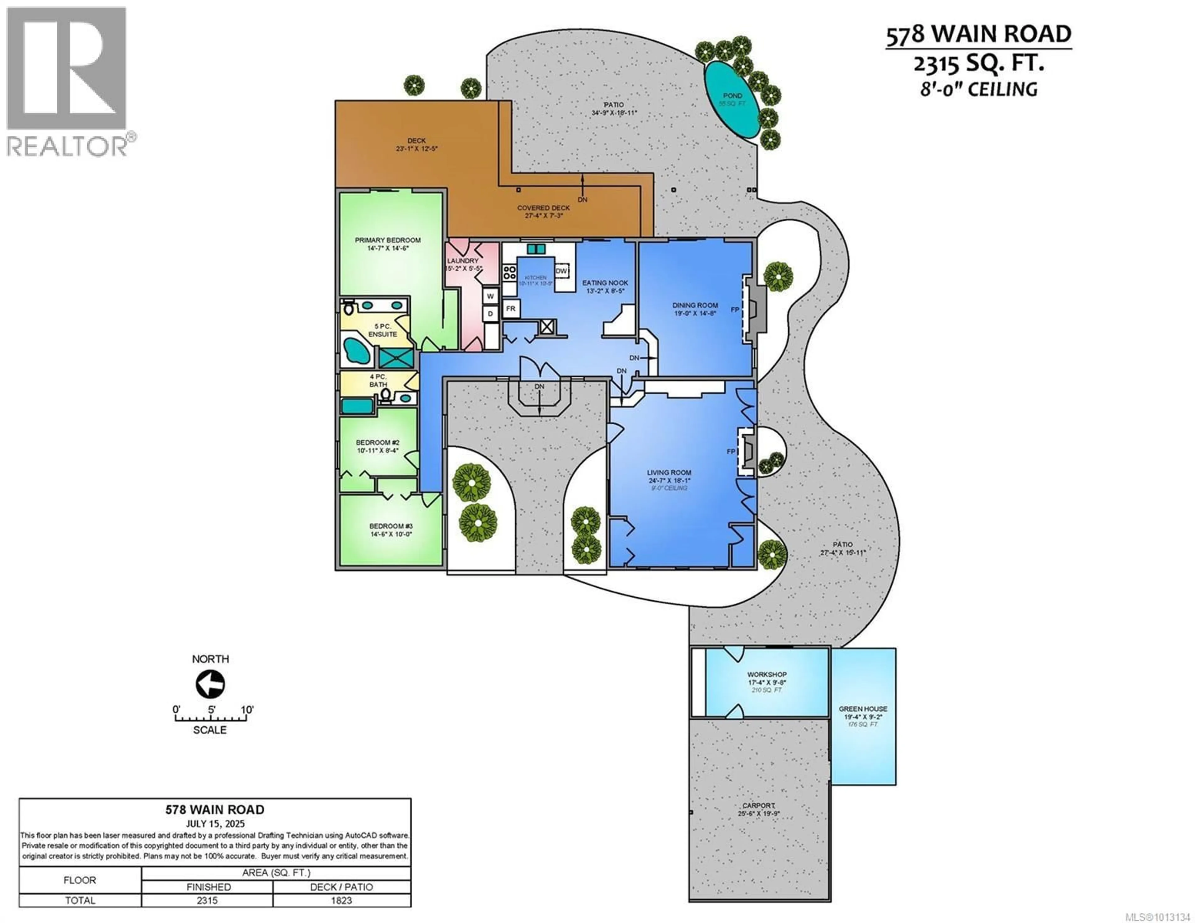 Floor plan for 578 WAIN ROAD, Parksville British Columbia V9P1R1
