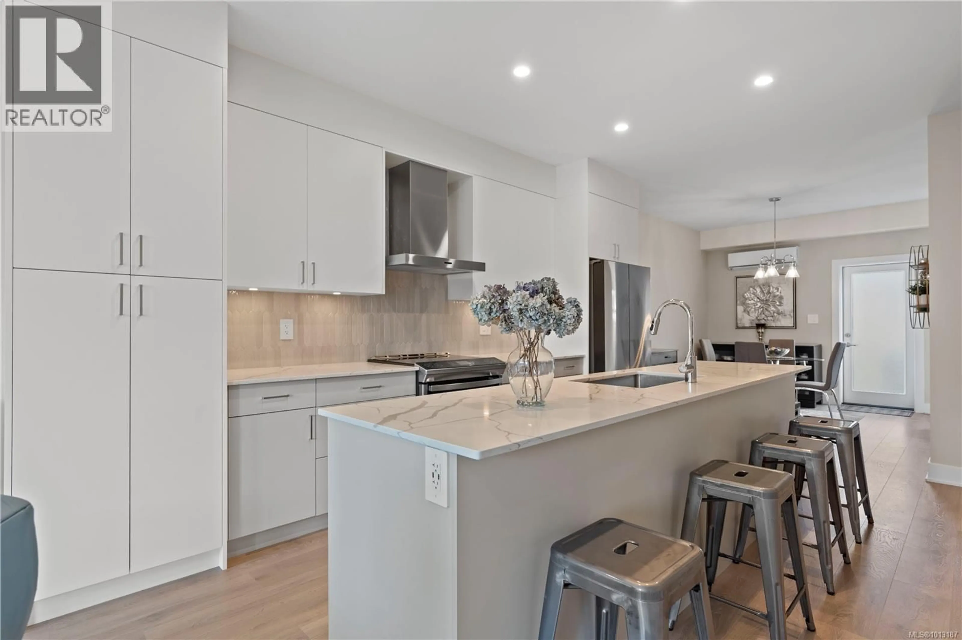 Contemporary kitchen, ceramic/tile floor for 1466 STELLA LANE, Langford British Columbia V9B0L9