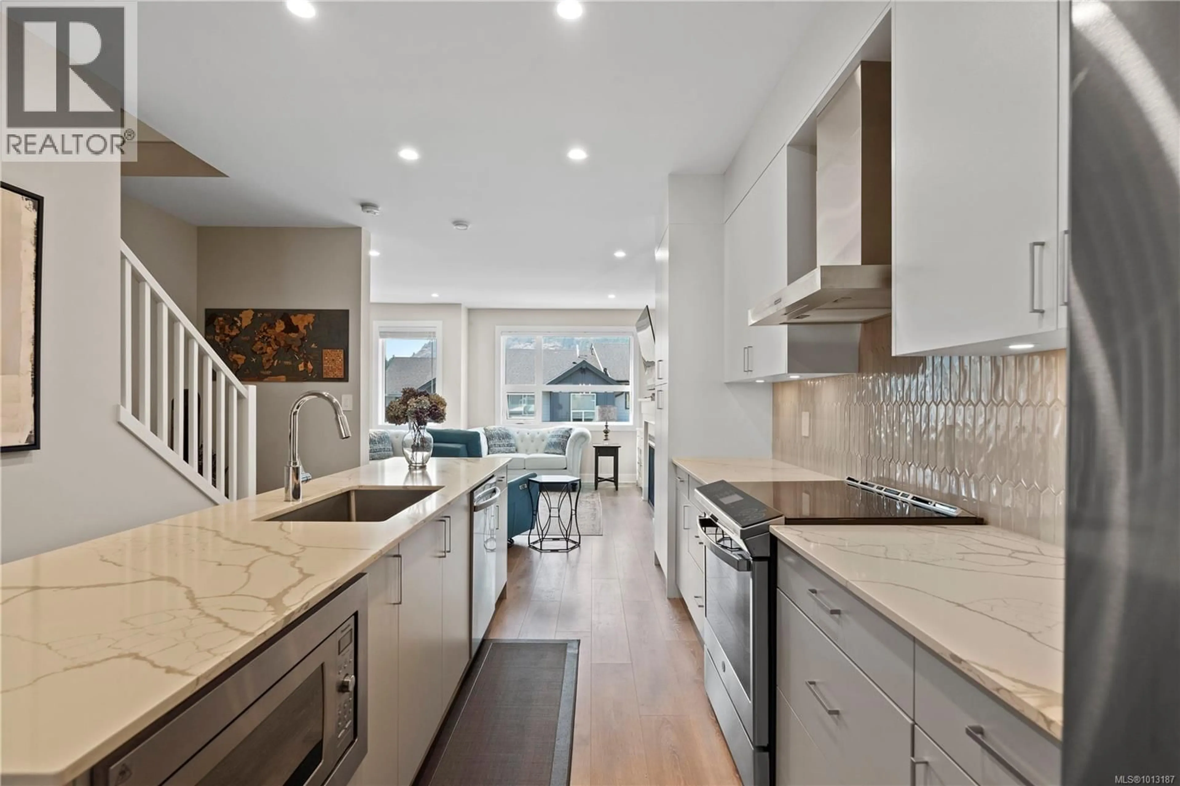Contemporary kitchen, ceramic/tile floor for 1466 STELLA LANE, Langford British Columbia V9B0L9