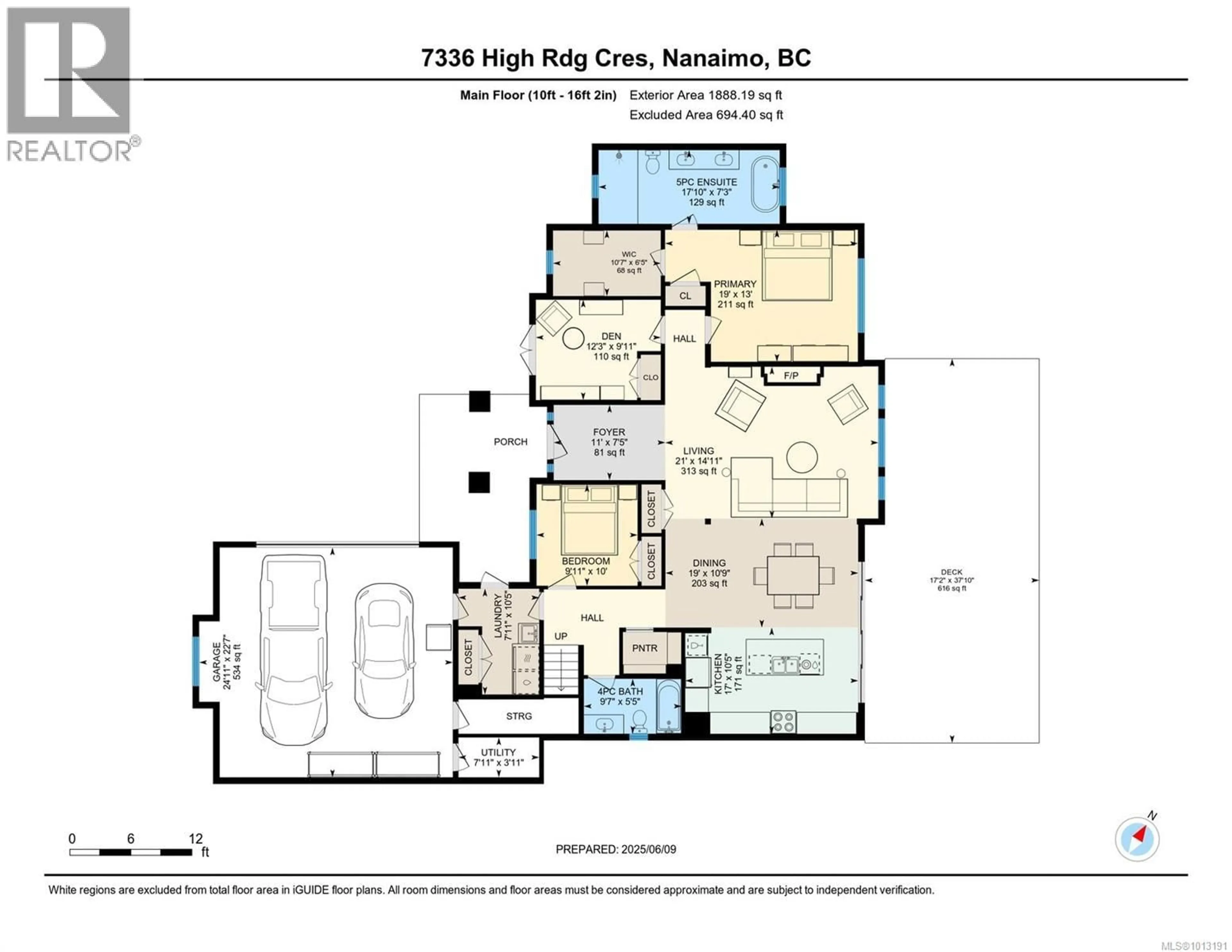 Floor plan for 7336 HIGH RIDGE CRESCENT, Lantzville British Columbia V0R2H0