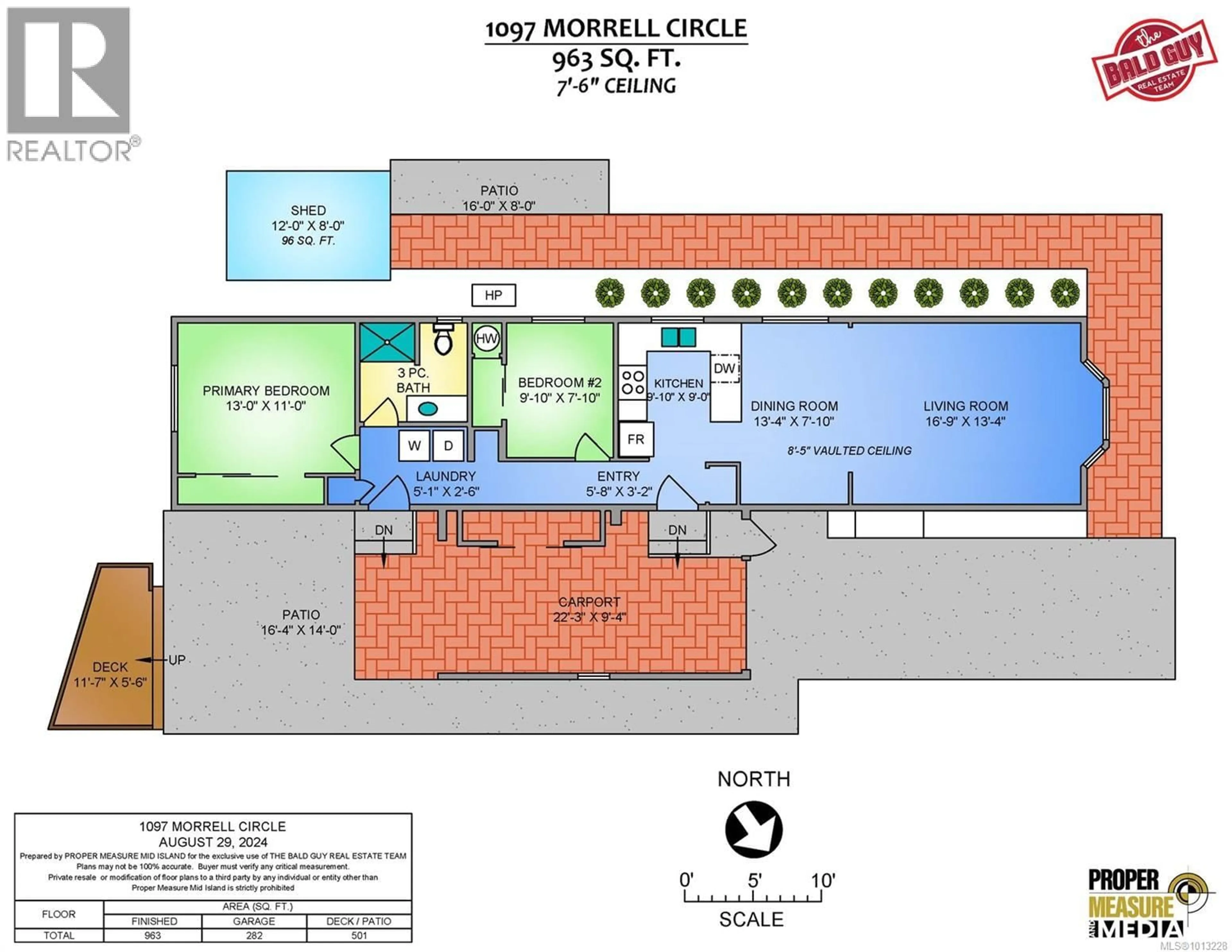 Floor plan for 1097 MORRELL CIRCLE, Nanaimo British Columbia V9R6K6