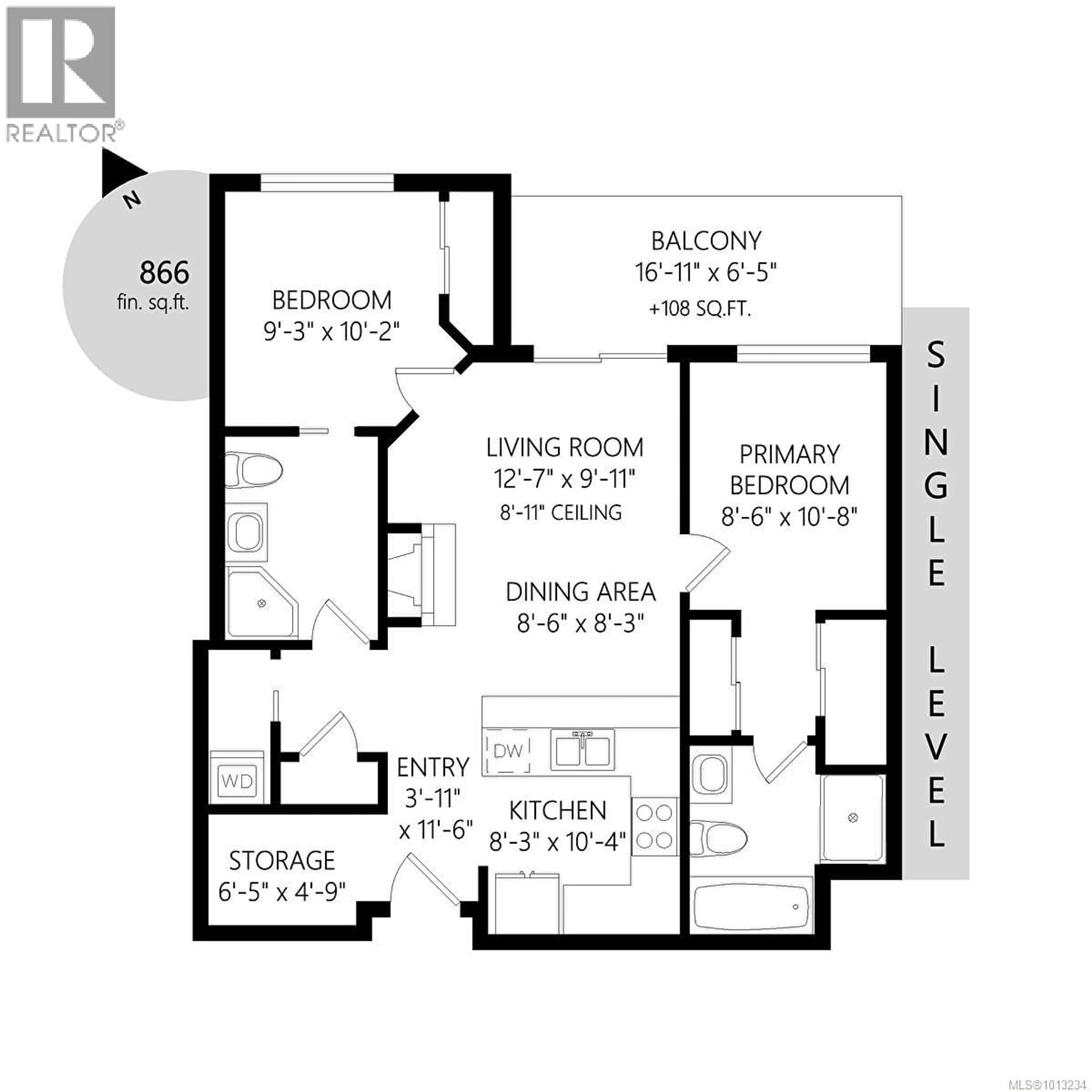 Floor plan for 303 - 1325 BEAR MOUNTAIN PARKWAY, Langford British Columbia V9B6T8