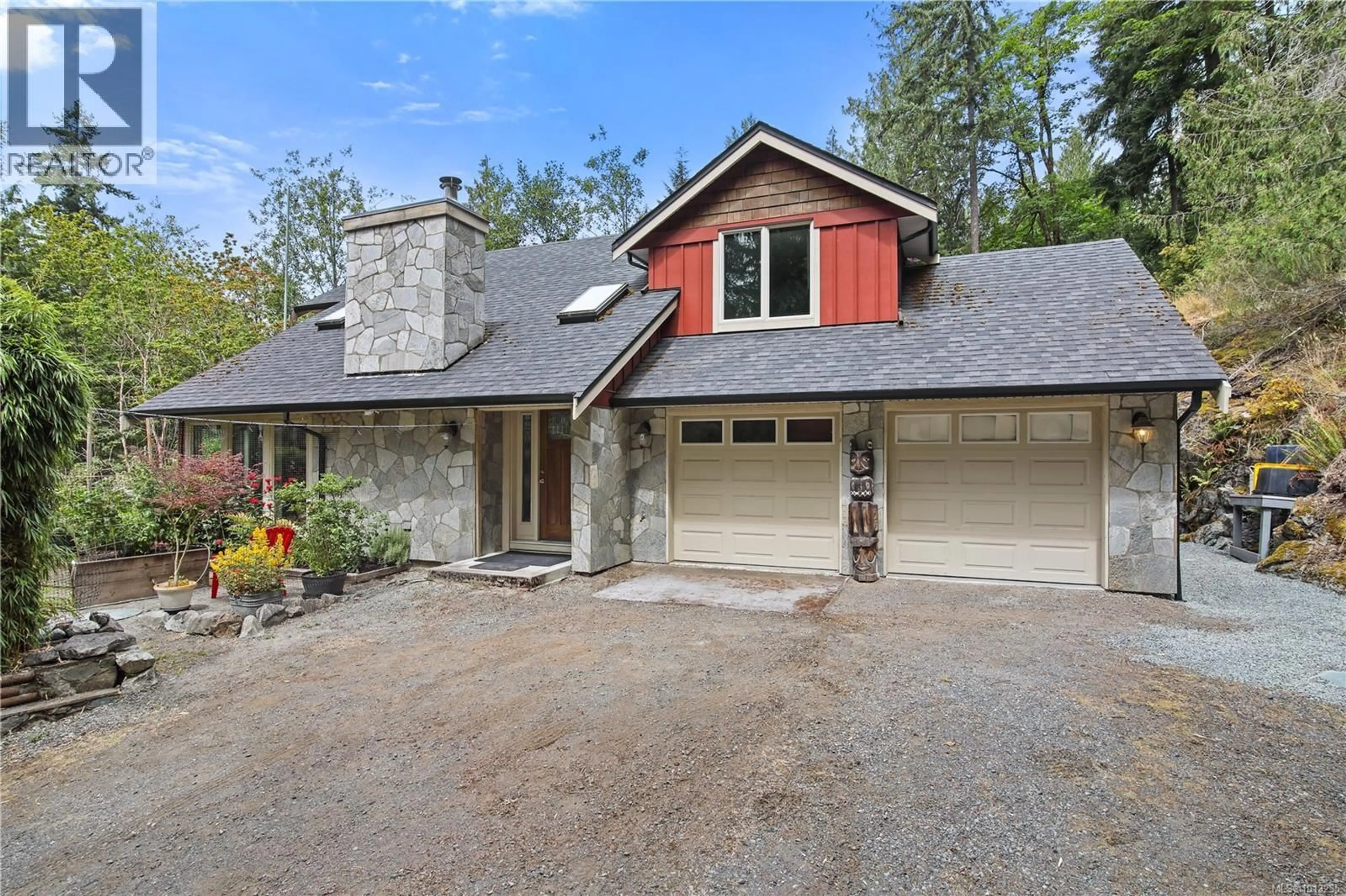Home with brick exterior material, street for 1765 SHAWNIGAN LAKE ROAD, Shawnigan Lake British Columbia V0R2W2