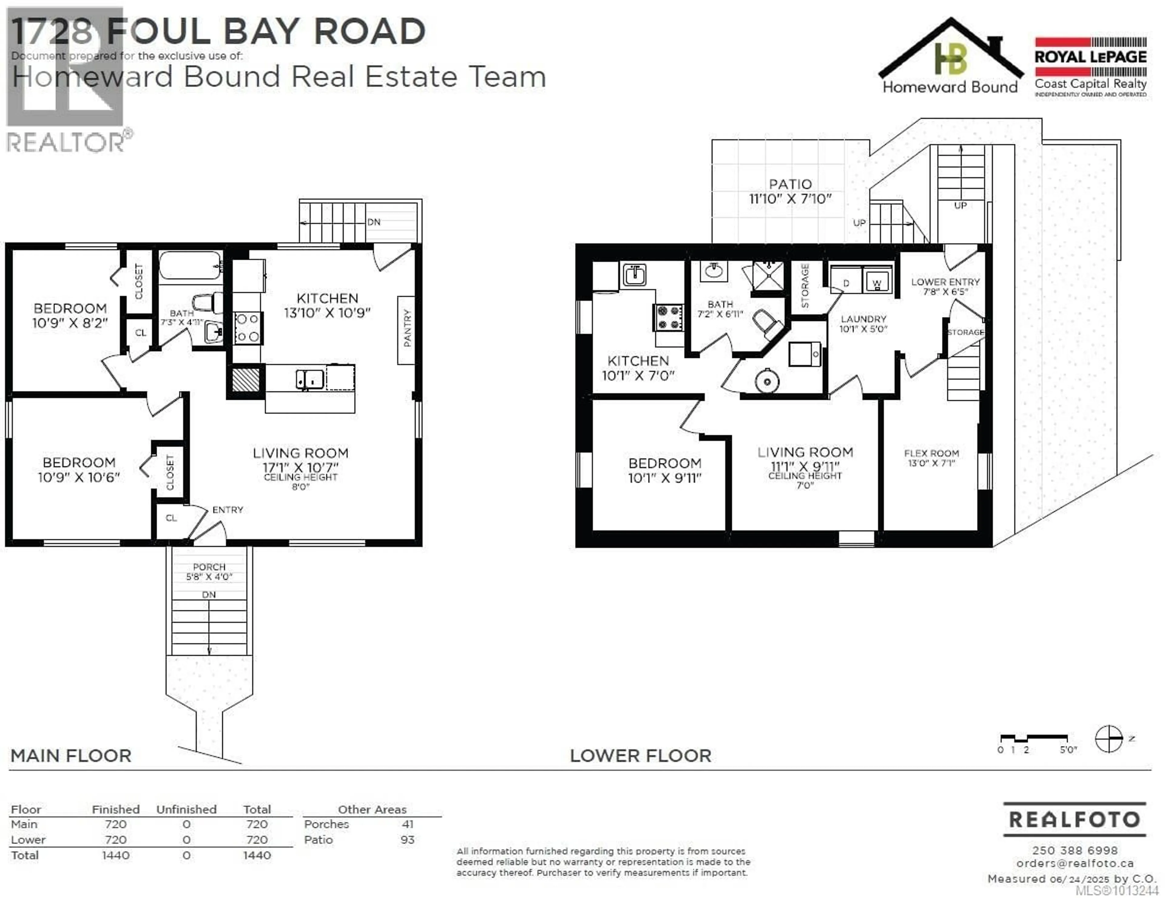 Floor plan for 1728 FOUL BAY ROAD, Victoria British Columbia V8R5A4
