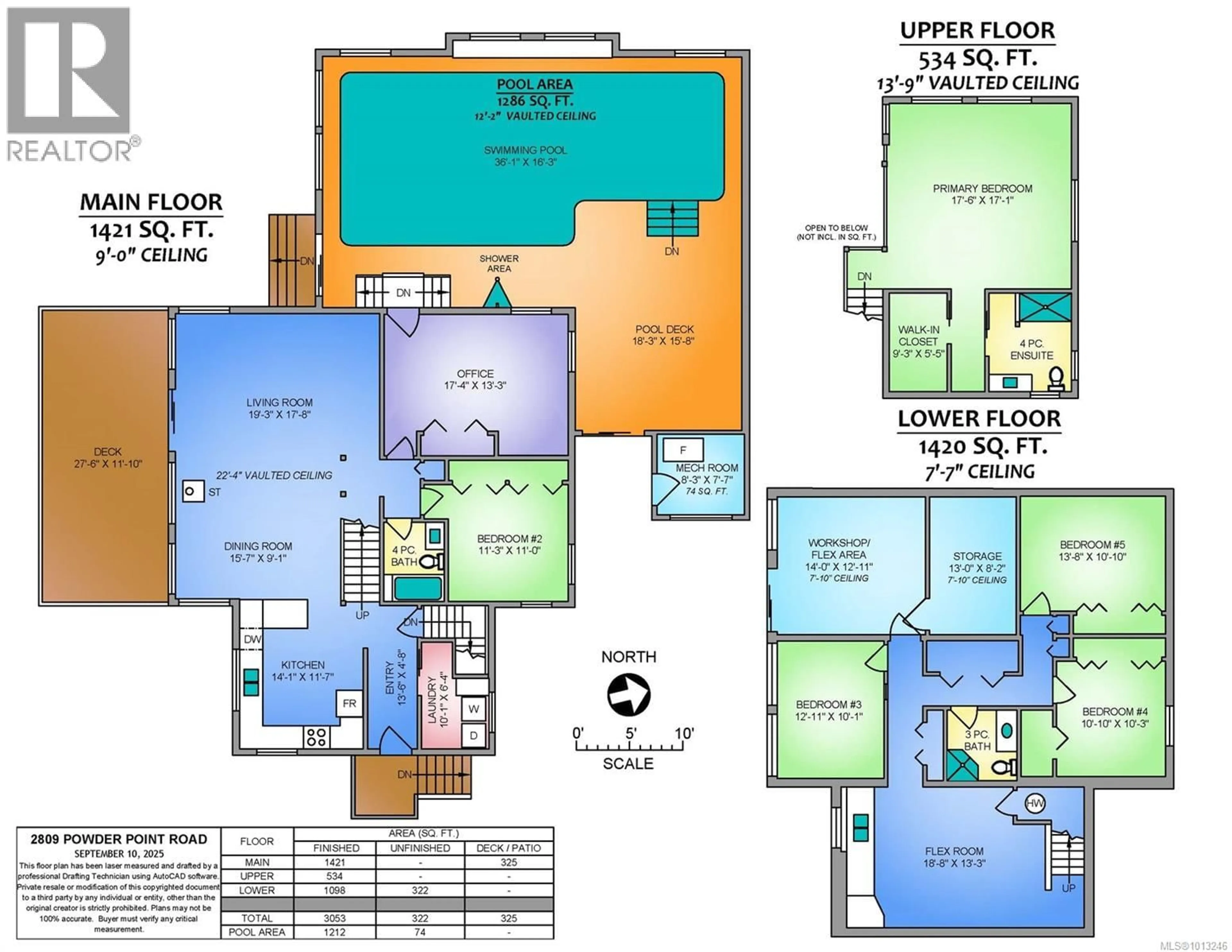 Floor plan for 2809 POWDER POINT ROAD, Nanoose Bay British Columbia V9P9E9