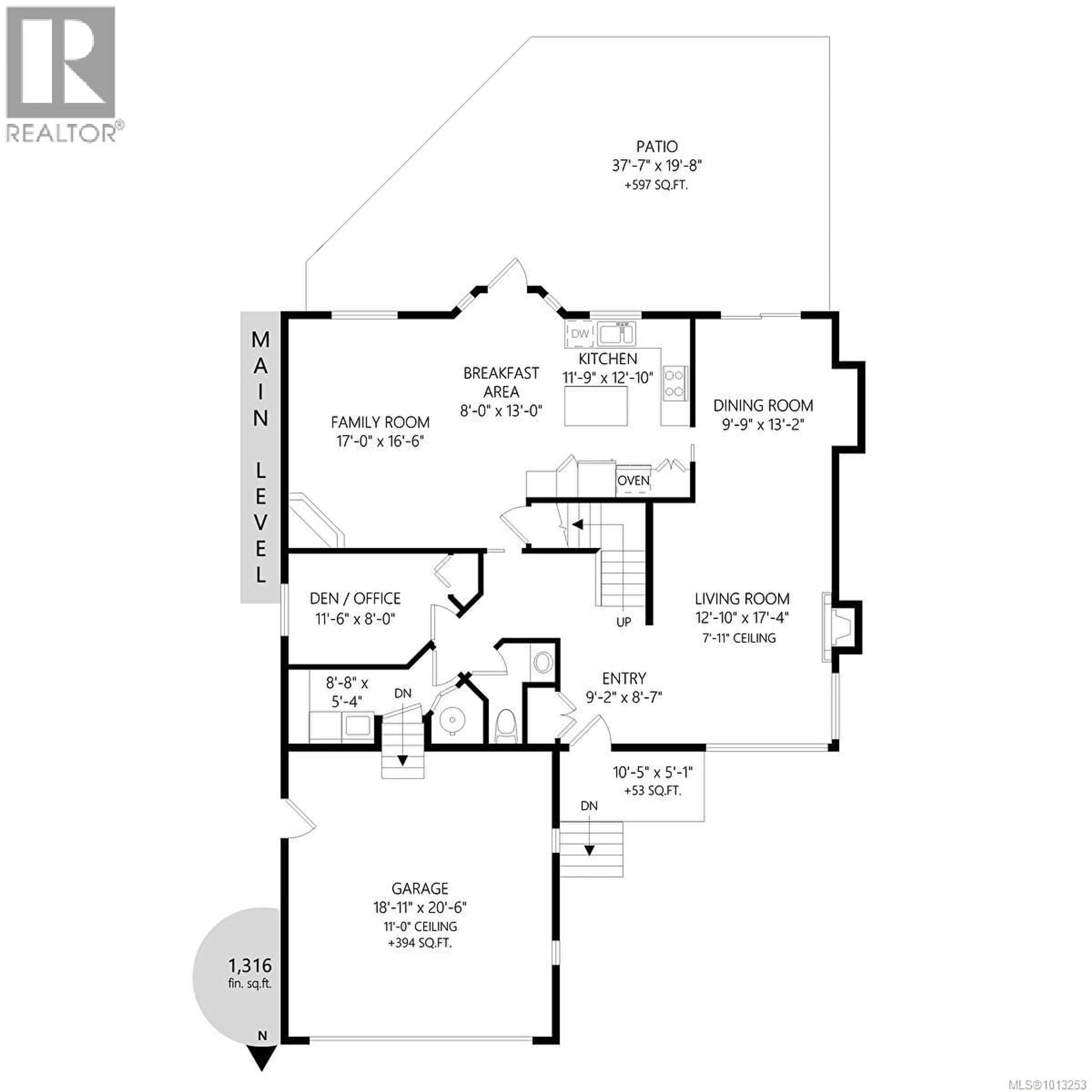 Floor plan for 953 DAVIDSON ROAD, Ladysmith British Columbia V9G1P9