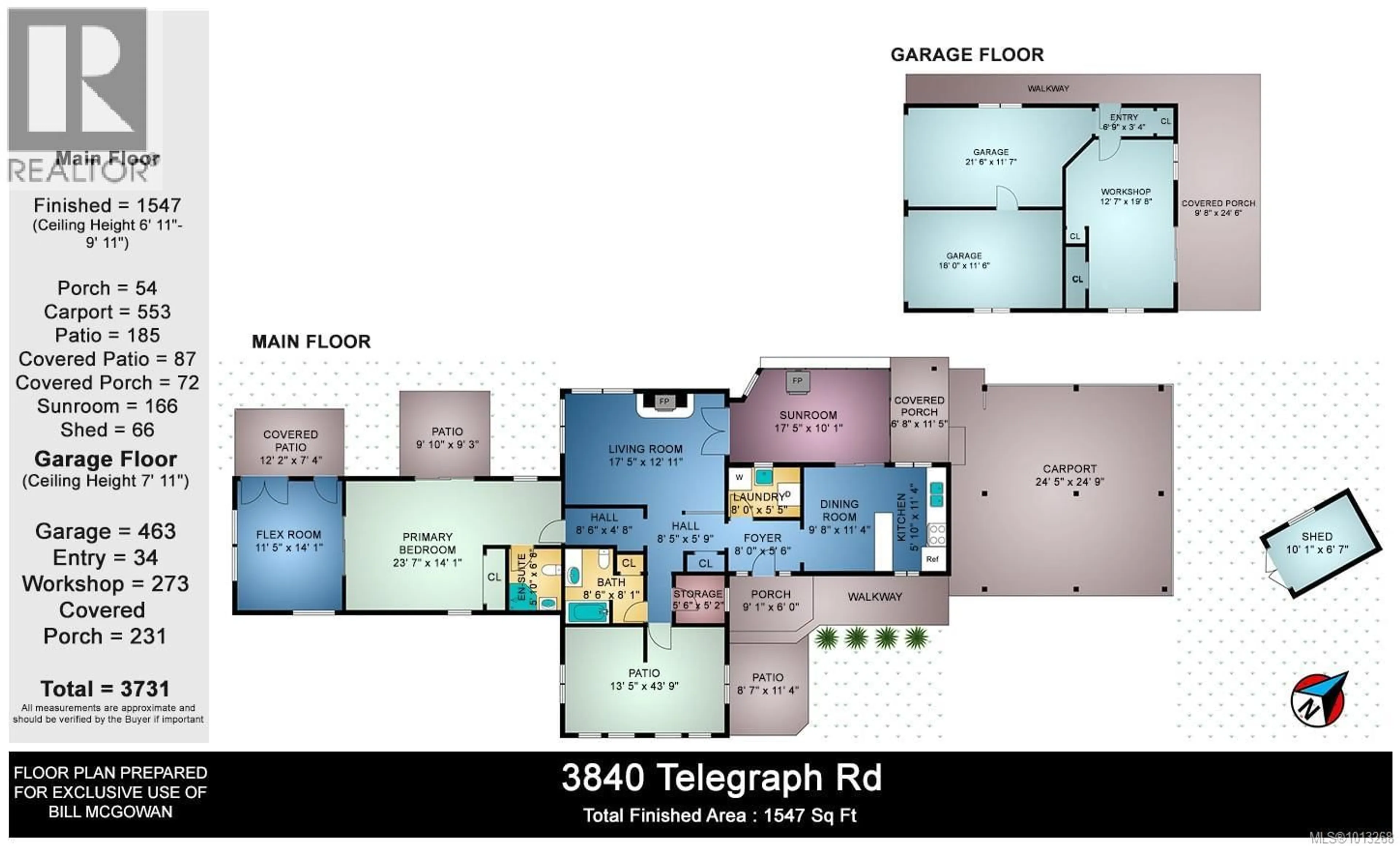 Floor plan for 3840 TELEGRAPH ROAD, Cobble Hill British Columbia V0R1L4