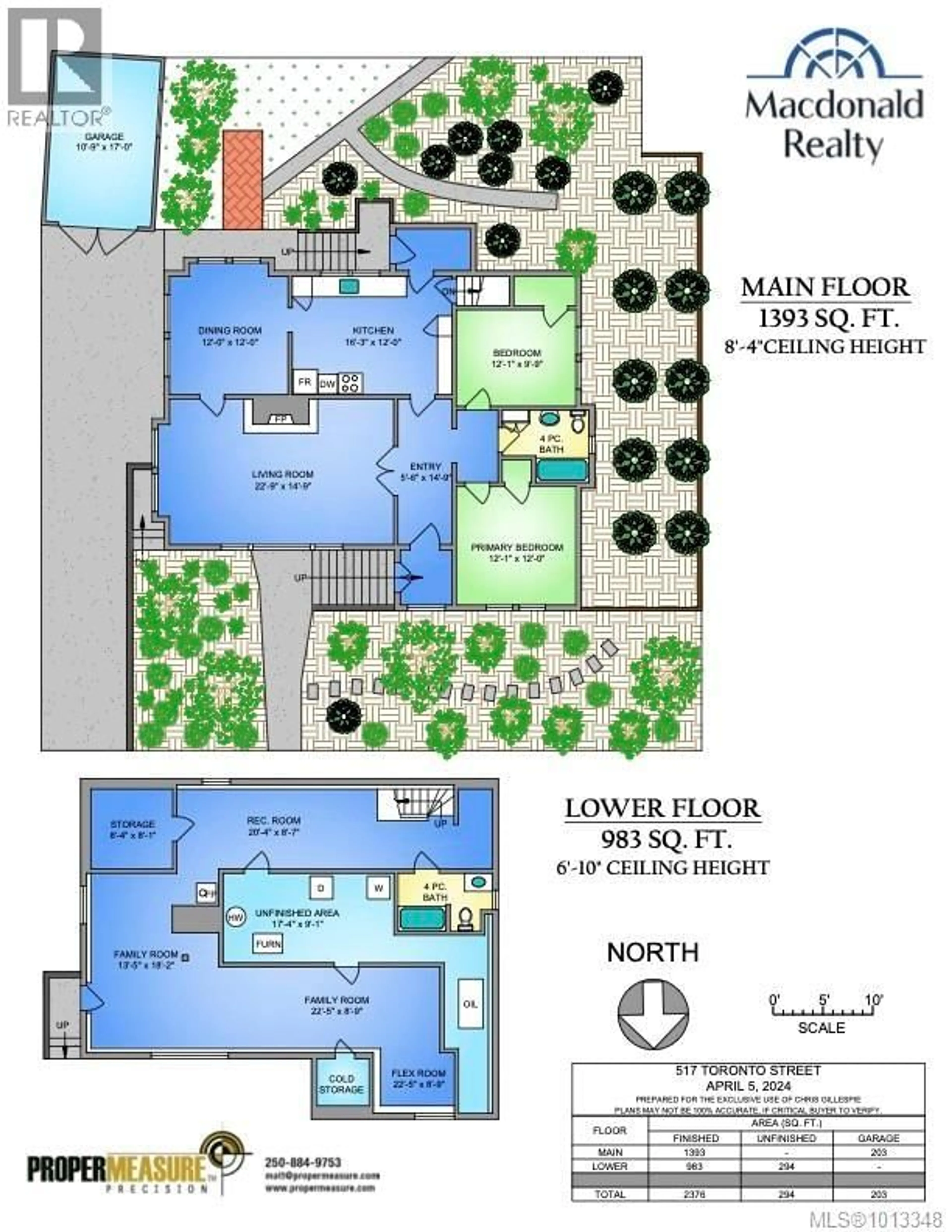 Floor plan for 517 TORONTO STREET, Victoria British Columbia V8V1P1