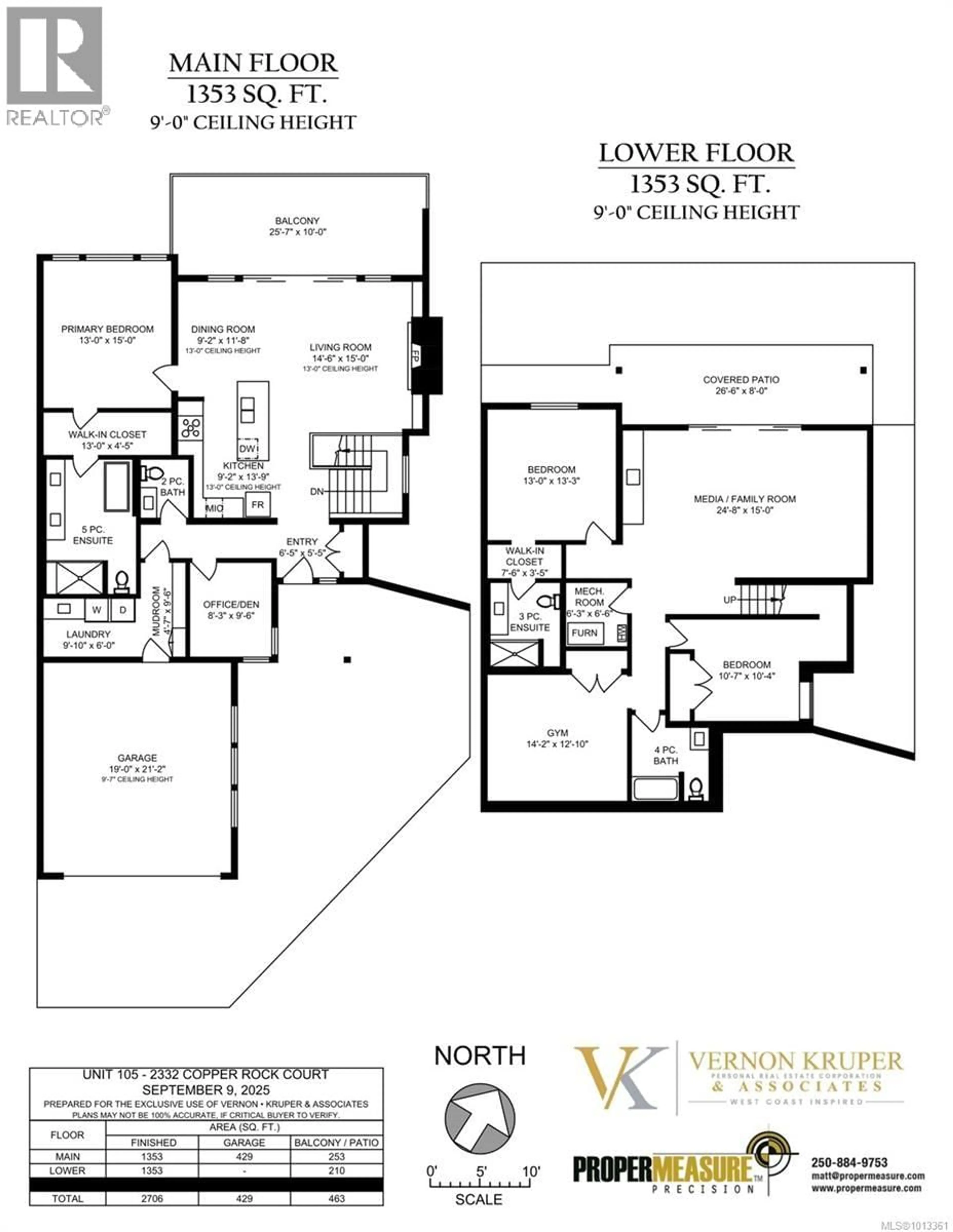 Floor plan for 105 - 2332 COPPER ROCK COURT, Langford British Columbia V9B0G4