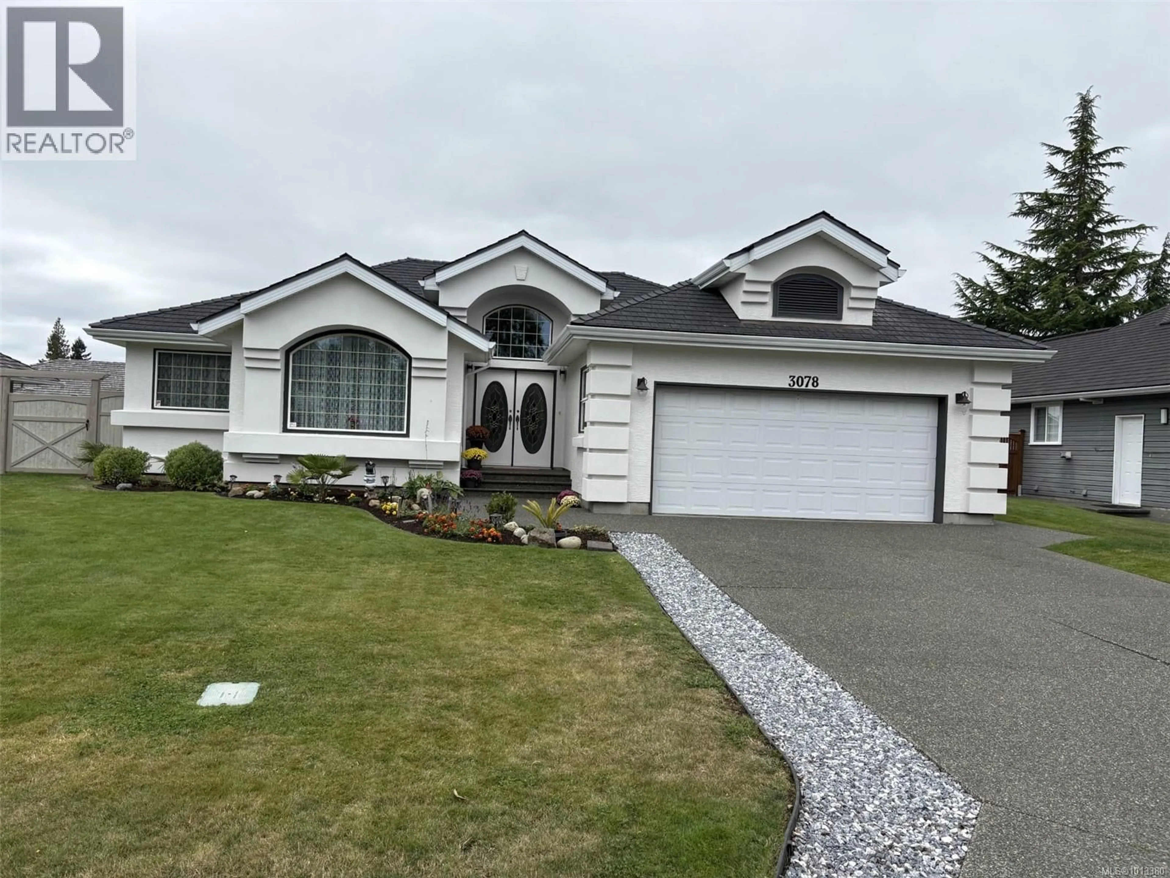Home with vinyl exterior material, street for 3078 CROWN ISLE DRIVE, Courtenay British Columbia V9N9X7