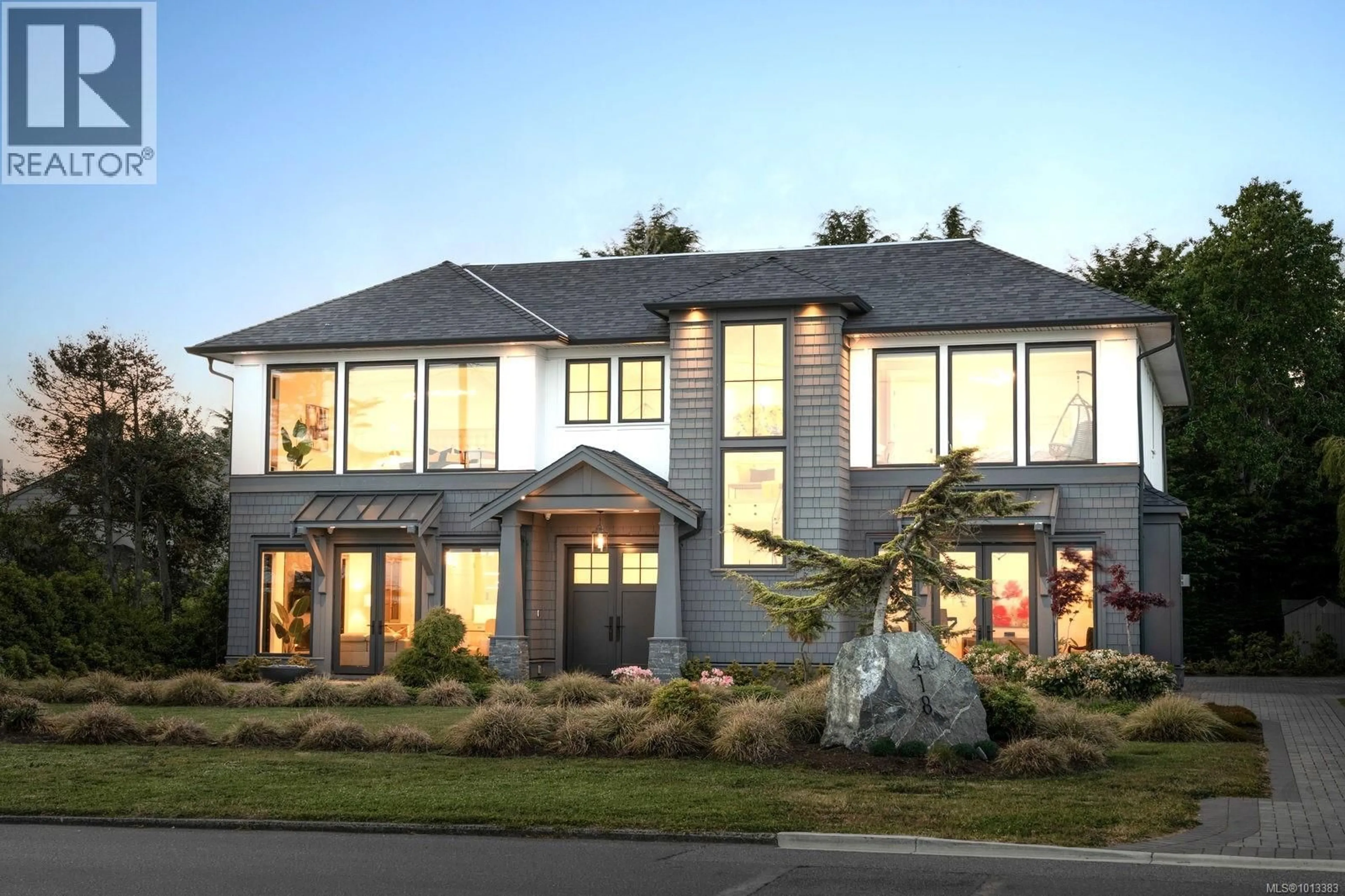 Home with brick exterior material, street for 418 BEACH DRIVE, Oak Bay British Columbia V8S2M4