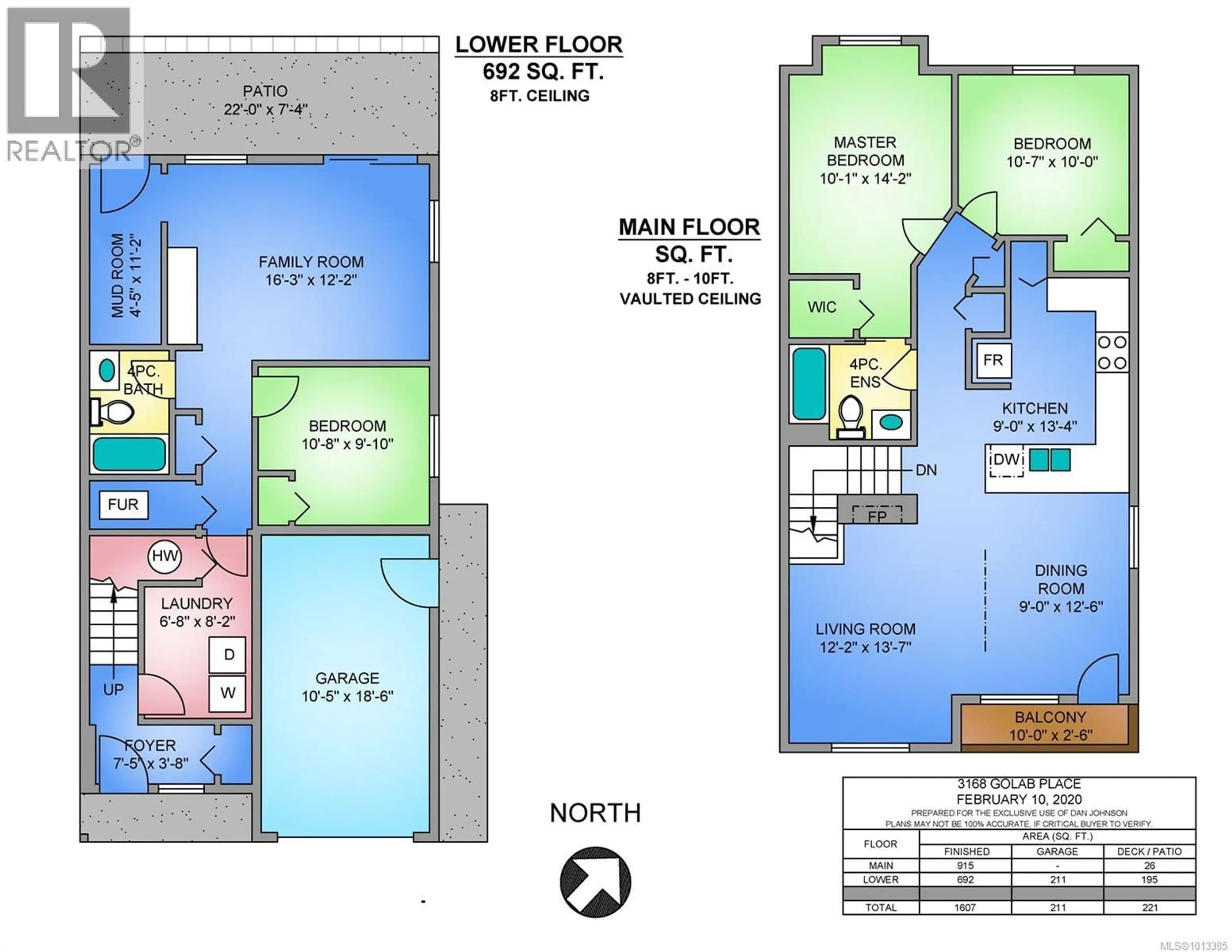 Floor plan for 3168 GOLAB PLACE, Duncan British Columbia V9L5H2
