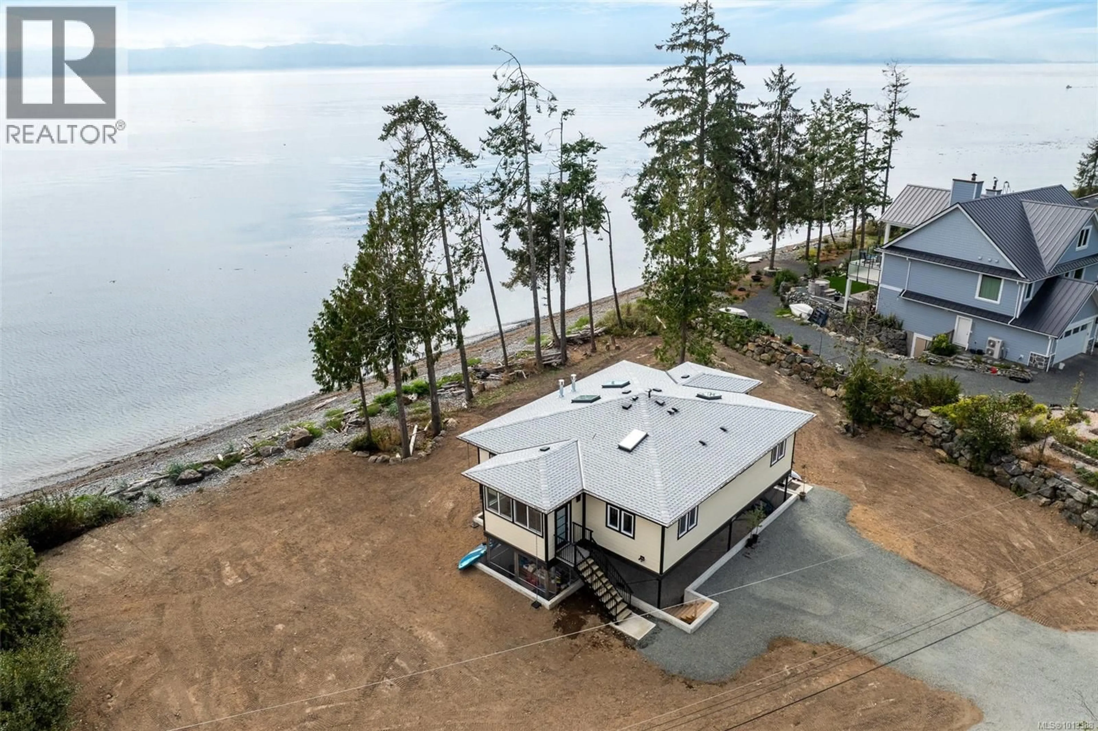 A pic from outside/outdoor area/front of a property/back of a property/a pic from drone, water/lake/river/ocean view for 8801 WEST COAST ROAD, Sooke British Columbia V9Z1E7