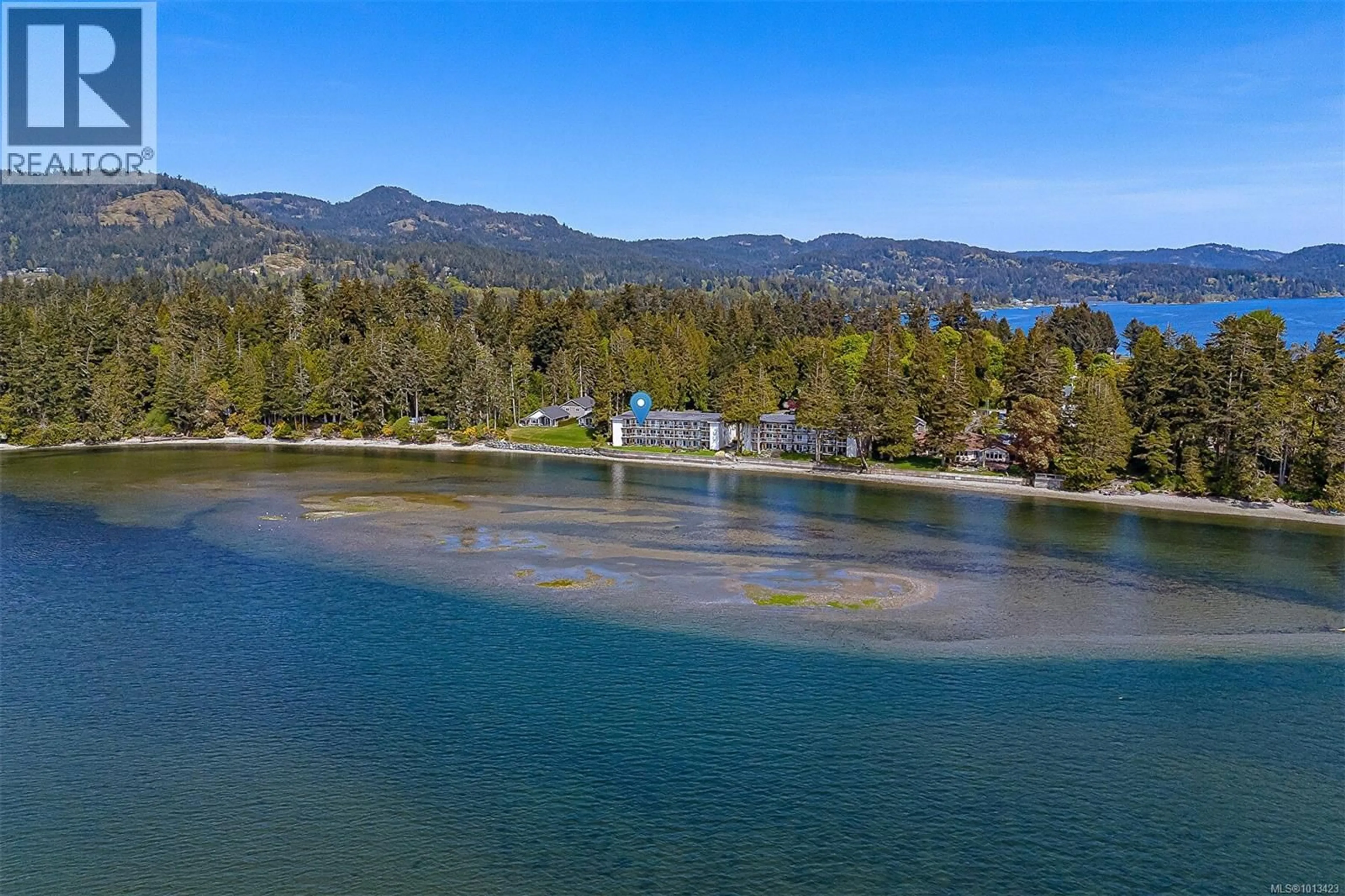 A pic from outside/outdoor area/front of a property/back of a property/a pic from drone, water/lake/river/ocean view for 9 - 1986 GLENIDLE ROAD, Sooke British Columbia V9Z0B1