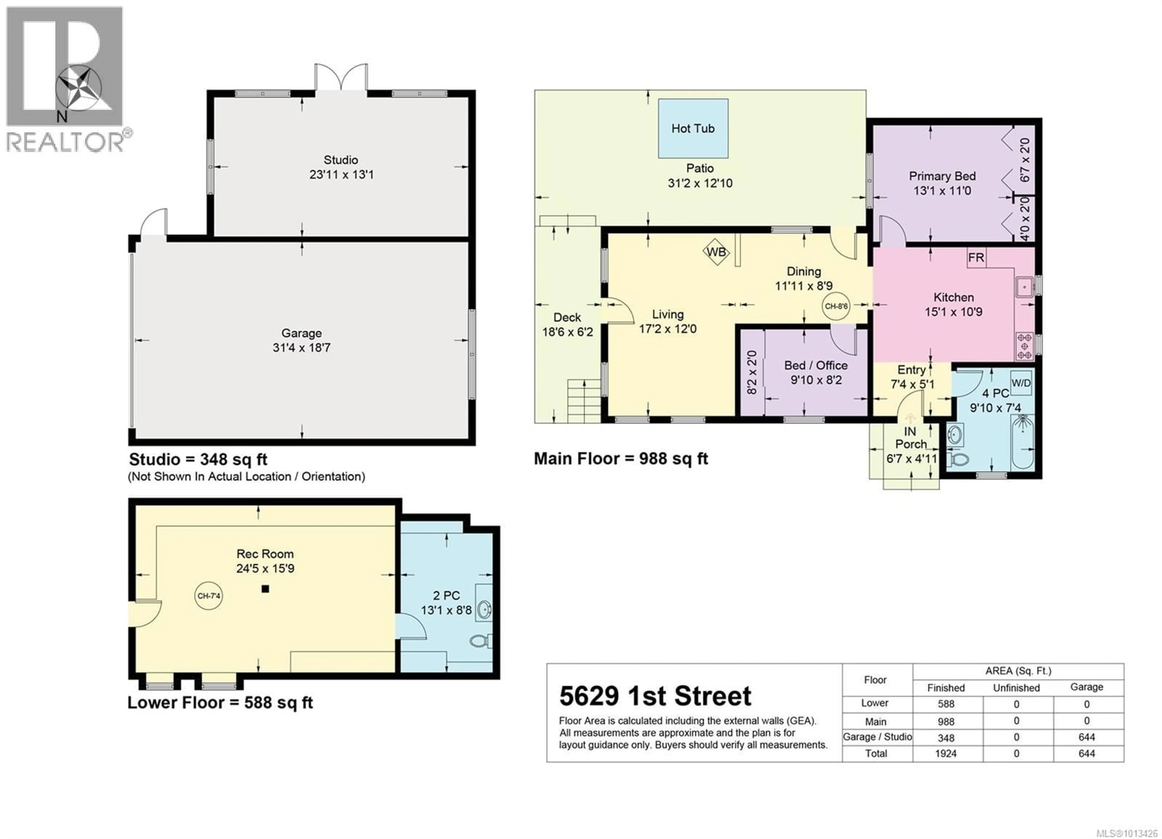 Floor plan for 5629 1ST STREET, Union Bay British Columbia V0R3B0
