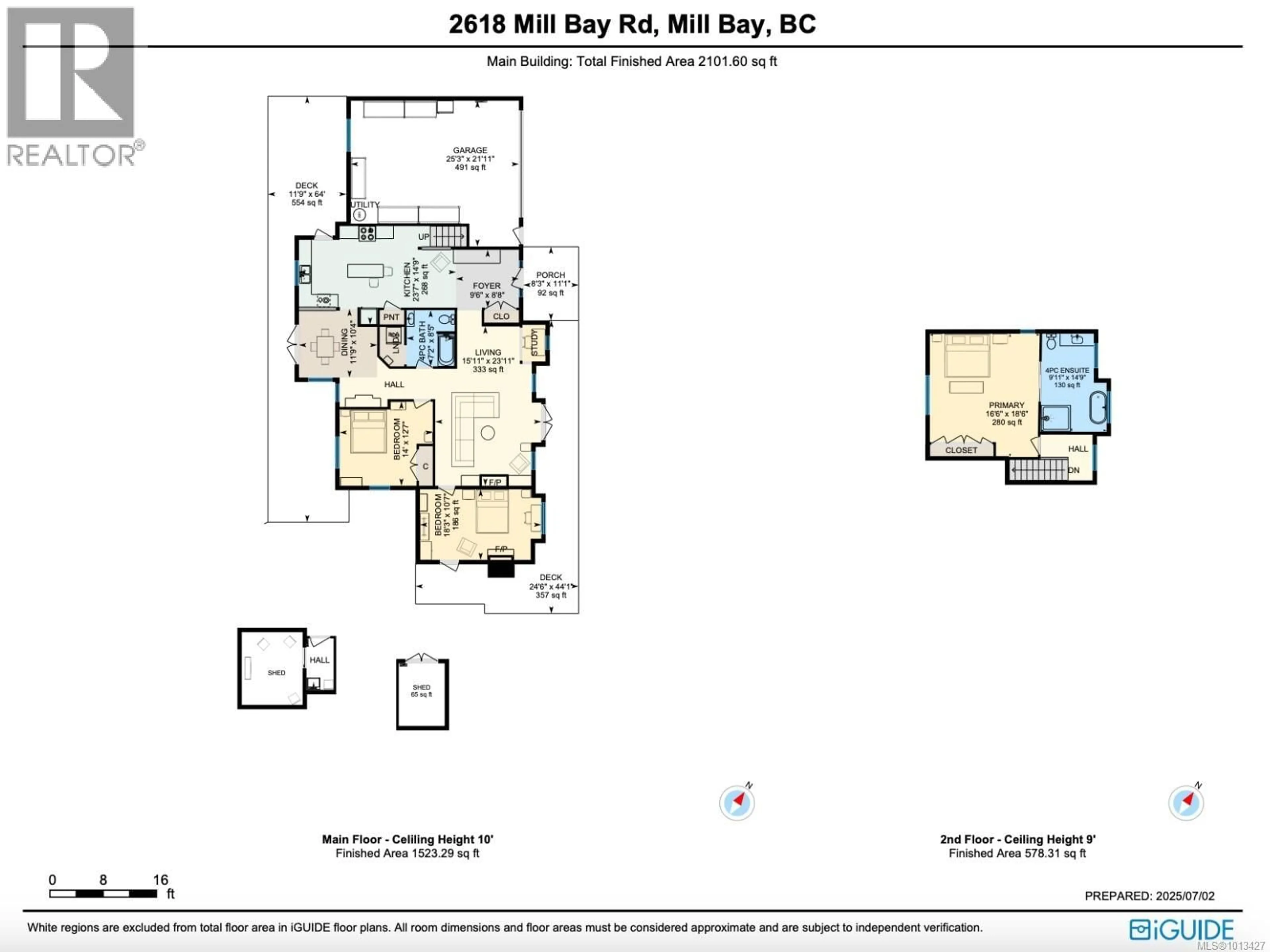 Floor plan for 2618 MILL BAY ROAD, Mill Bay British Columbia V8H1C9