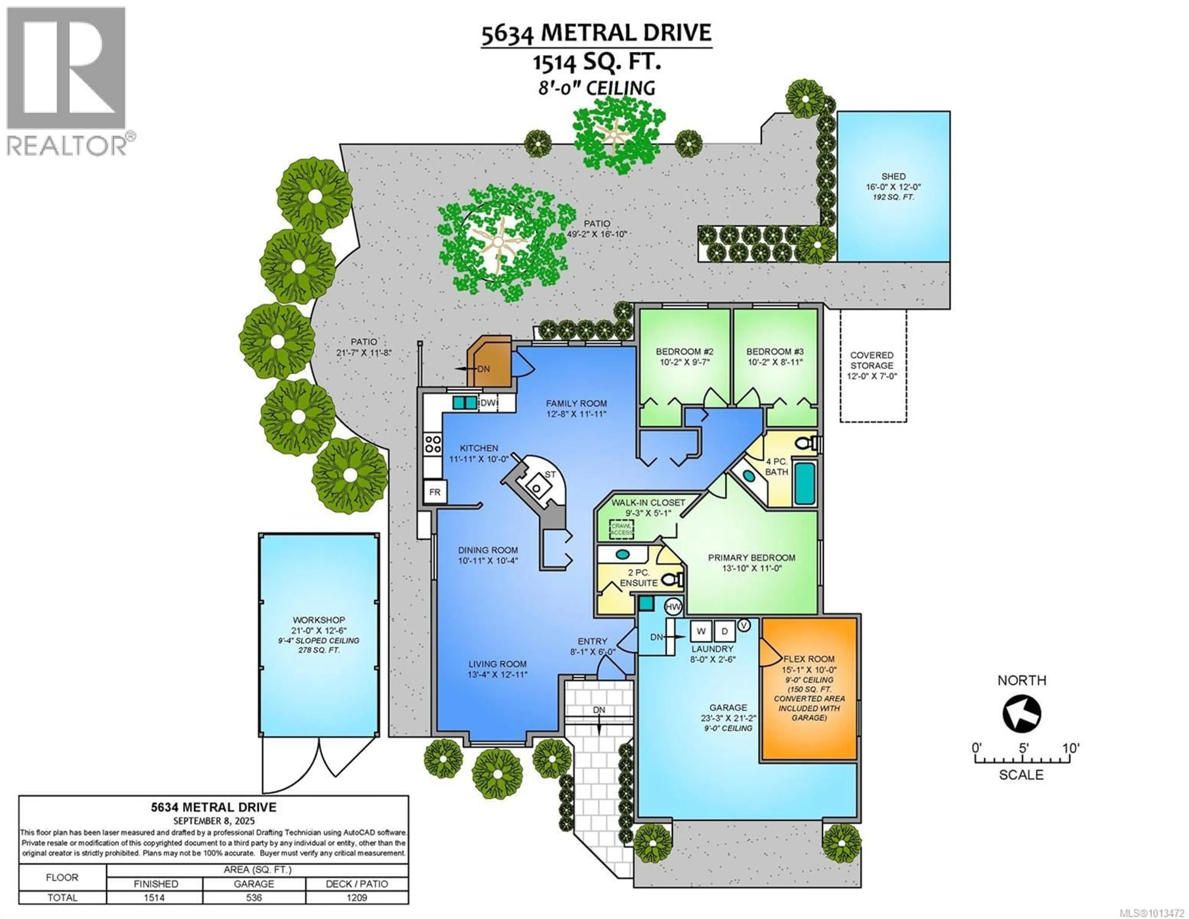 Floor plan for 5634 METRAL DRIVE, Nanaimo British Columbia V9T2L3