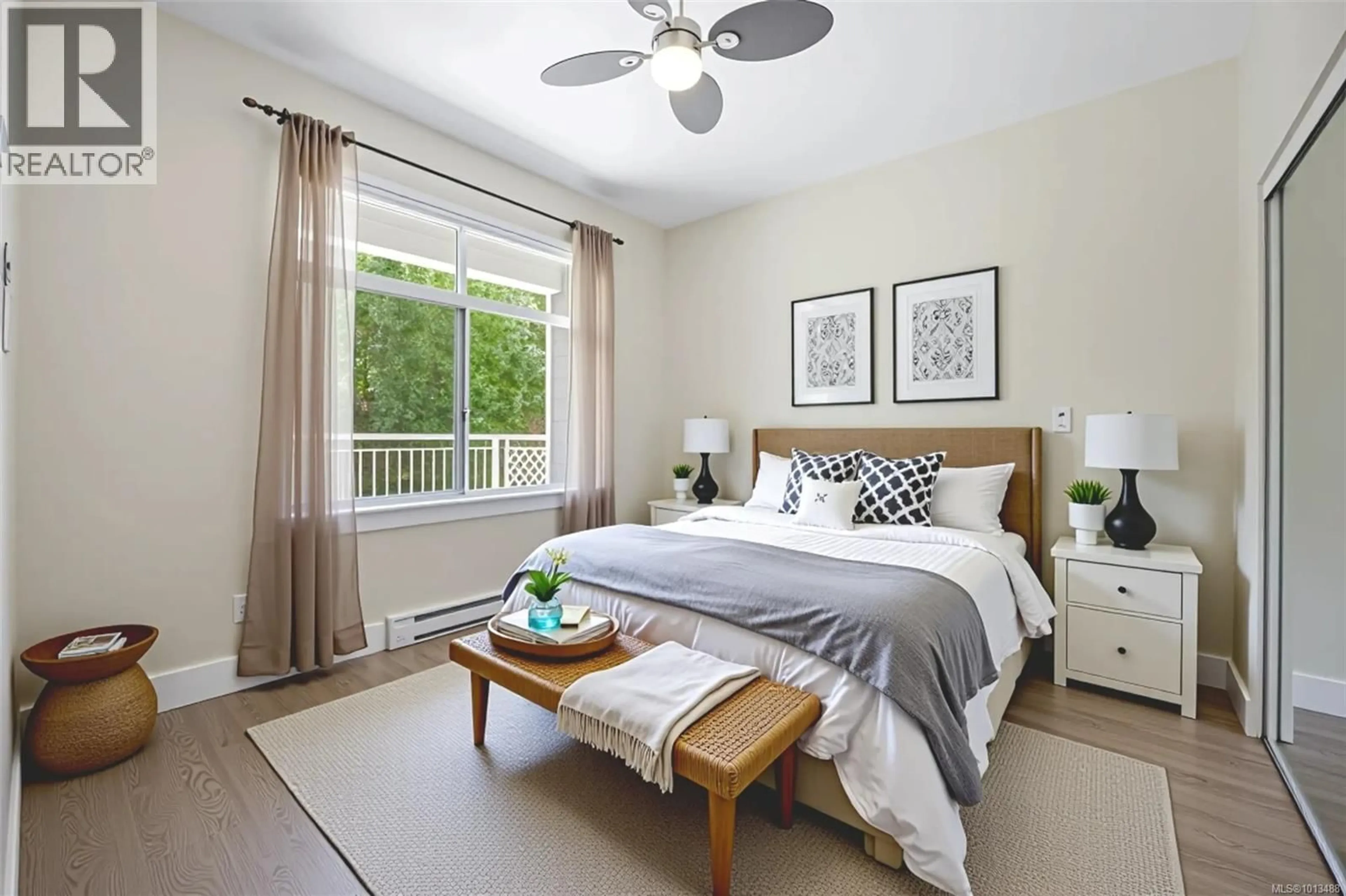 Bedroom with bed, unknown for 104 - 4960 SONGBIRD PLACE, Nanaimo British Columbia V9T0H7