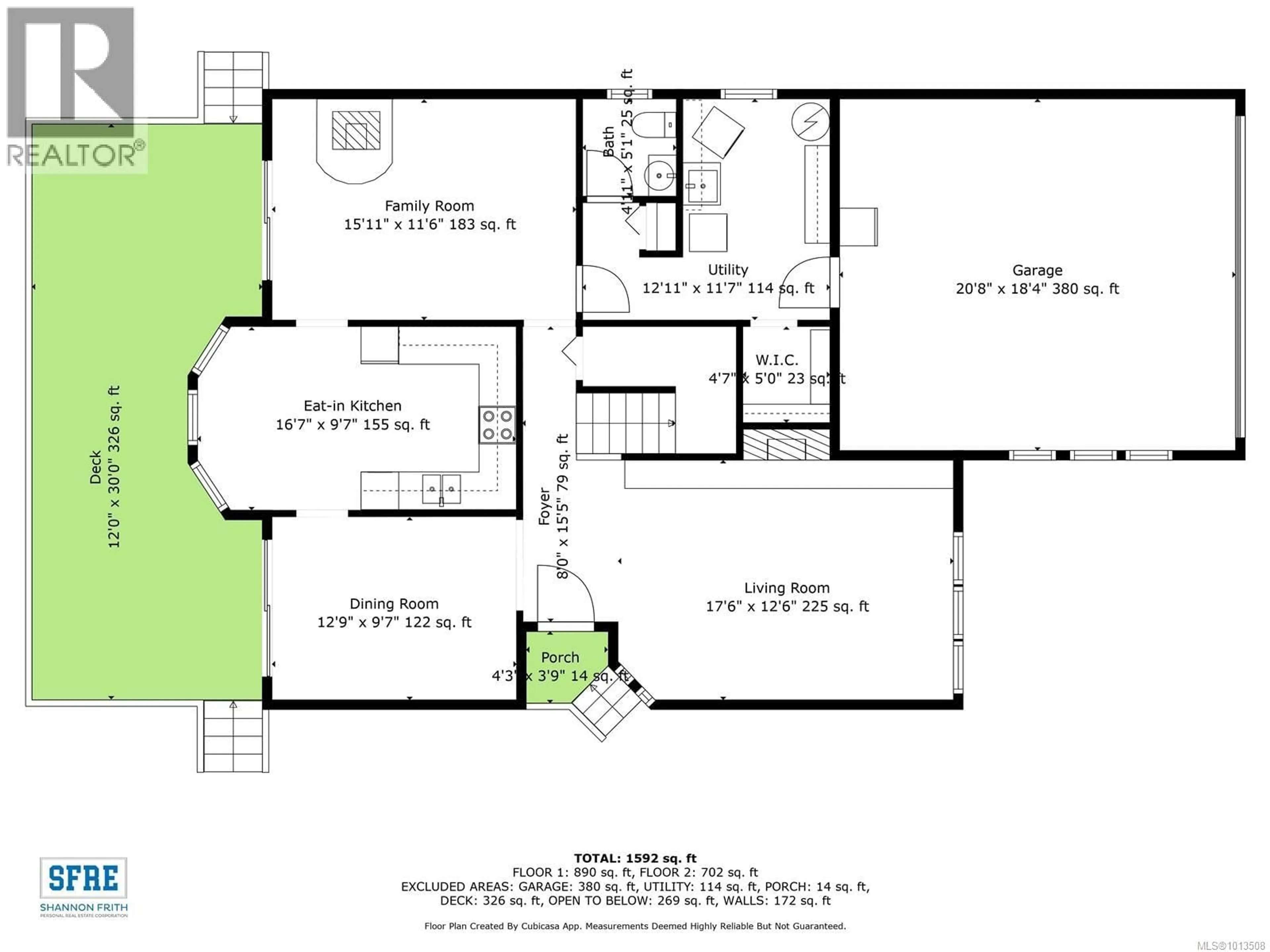 Floor plan for 557 DOREEN PLACE, Nanaimo British Columbia V9T3S1