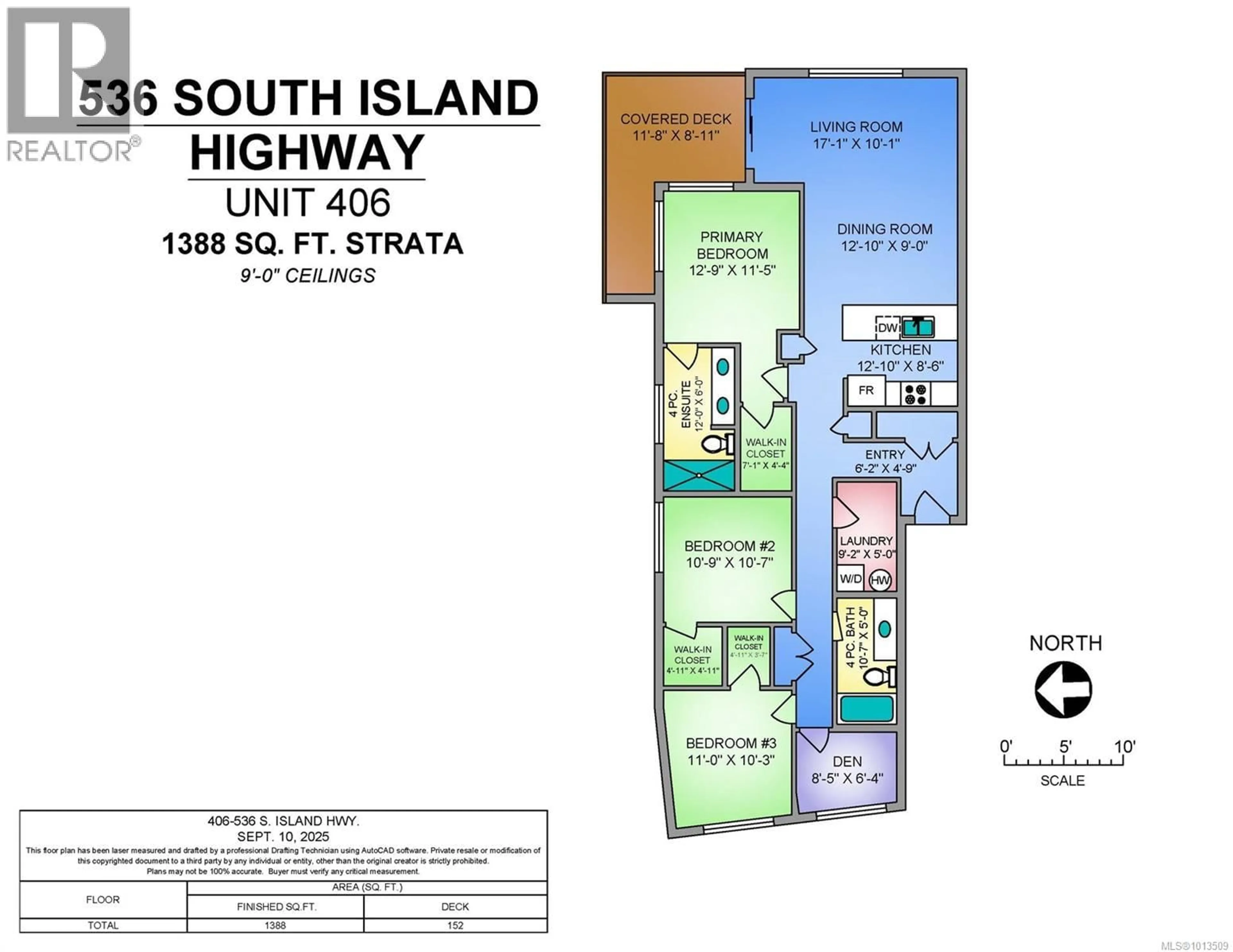 Floor plan for 406 - 536 ISLAND HIGHWAY SOUTH, Campbell River British Columbia V9W1A5