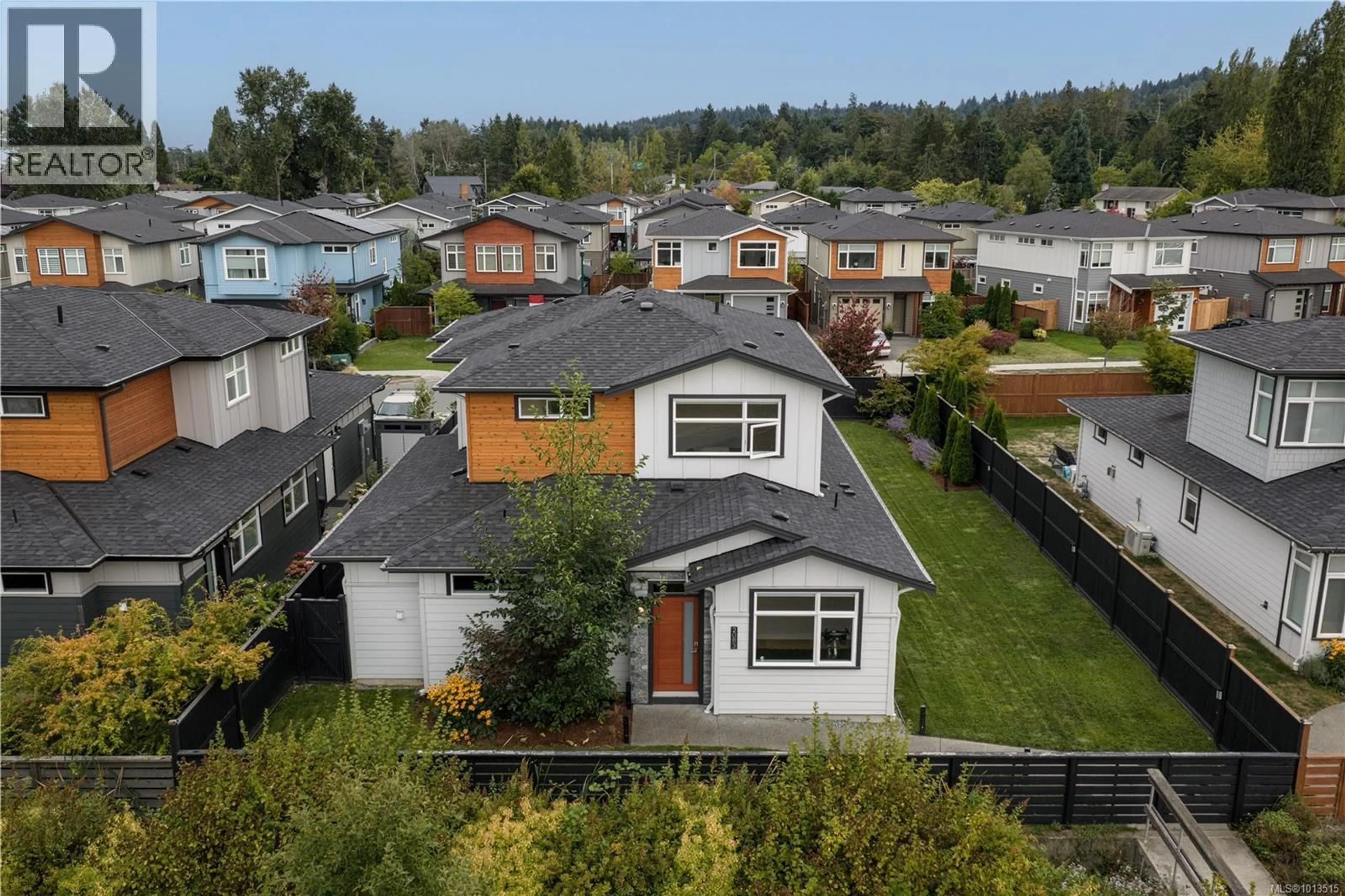 A pic from outside/outdoor area/front of a property/back of a property/a pic from drone, street for 2083 DEERBRUSH CRESCENT, North Saanich British Columbia V8L1P1