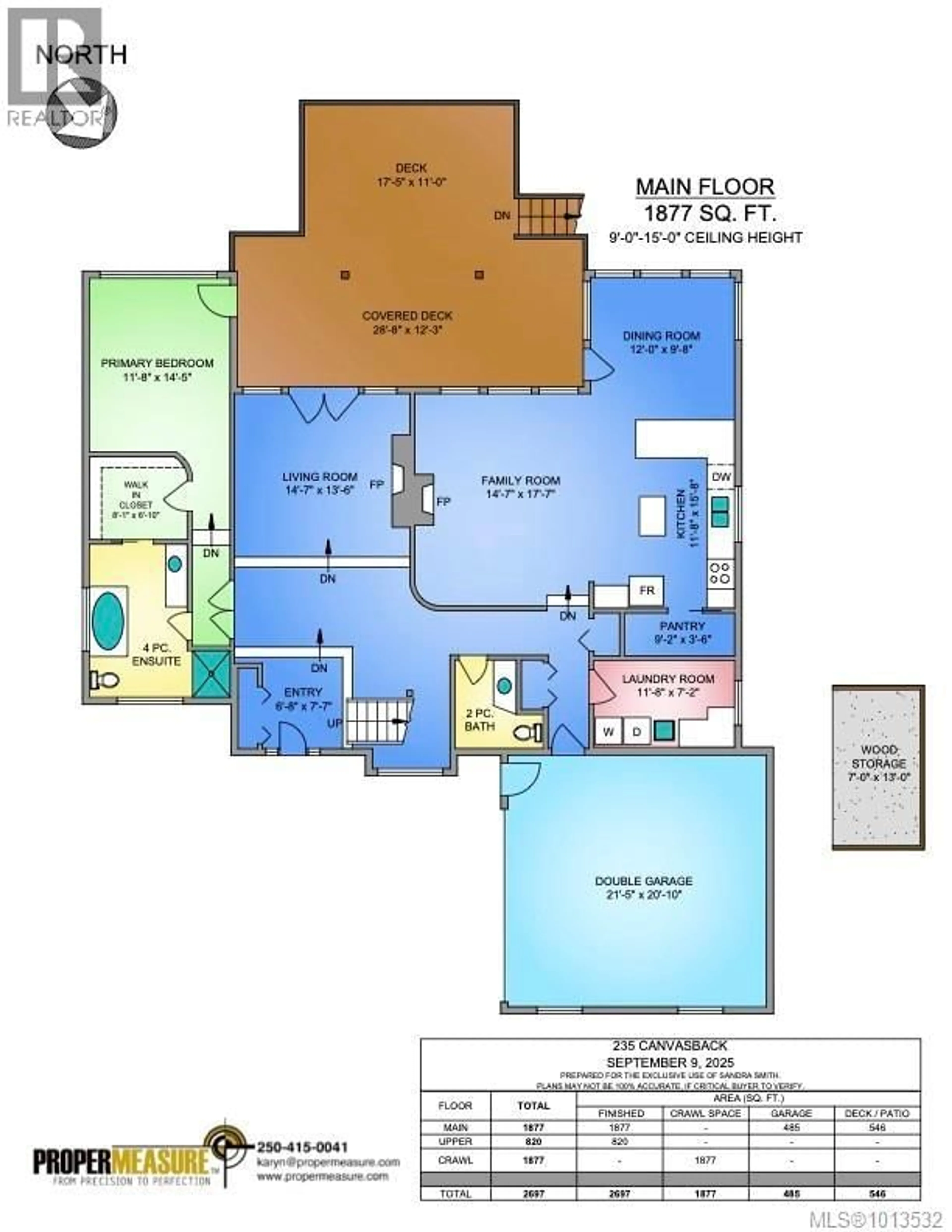 Floor plan for 235 CANVASBACK PLACE, Salt Spring British Columbia V8K2W5