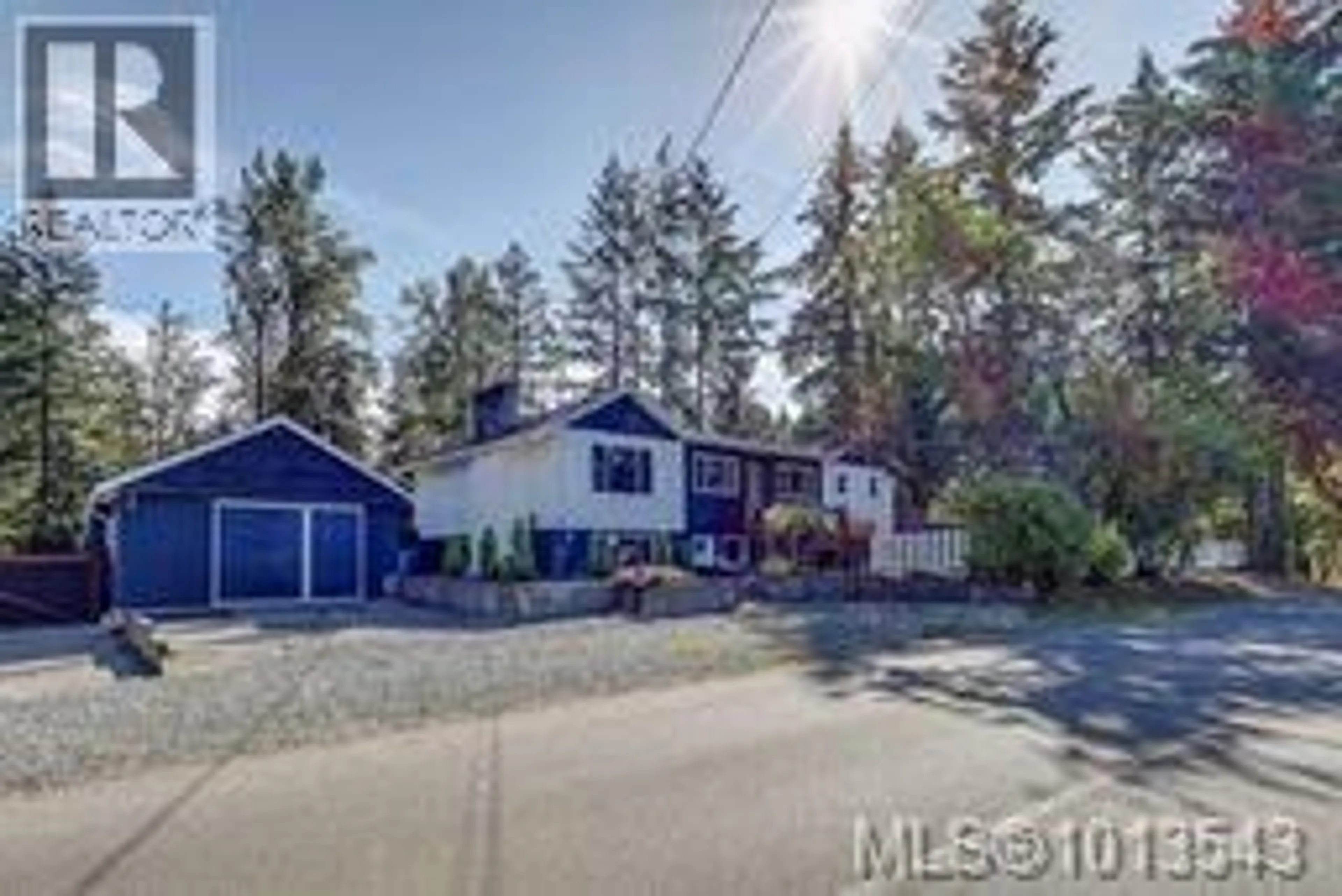 Home with vinyl exterior material, street for 13403 CODE ROAD, Ladysmith British Columbia V9G1H7