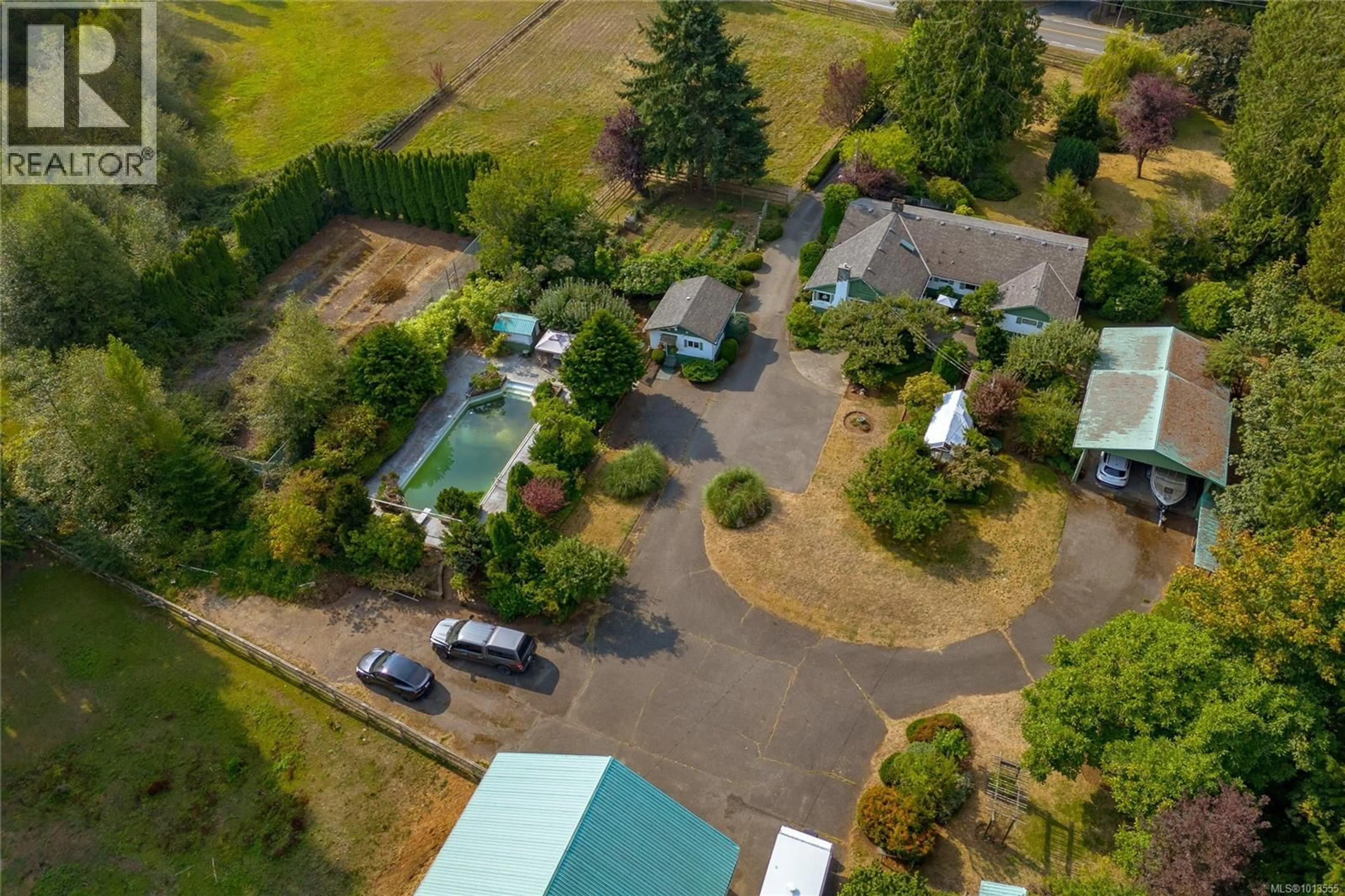 A pic from outside/outdoor area/front of a property/back of a property/a pic from drone, unknown for 4353 HAPPY VALLEY ROAD, Metchosin British Columbia V9C3Y3