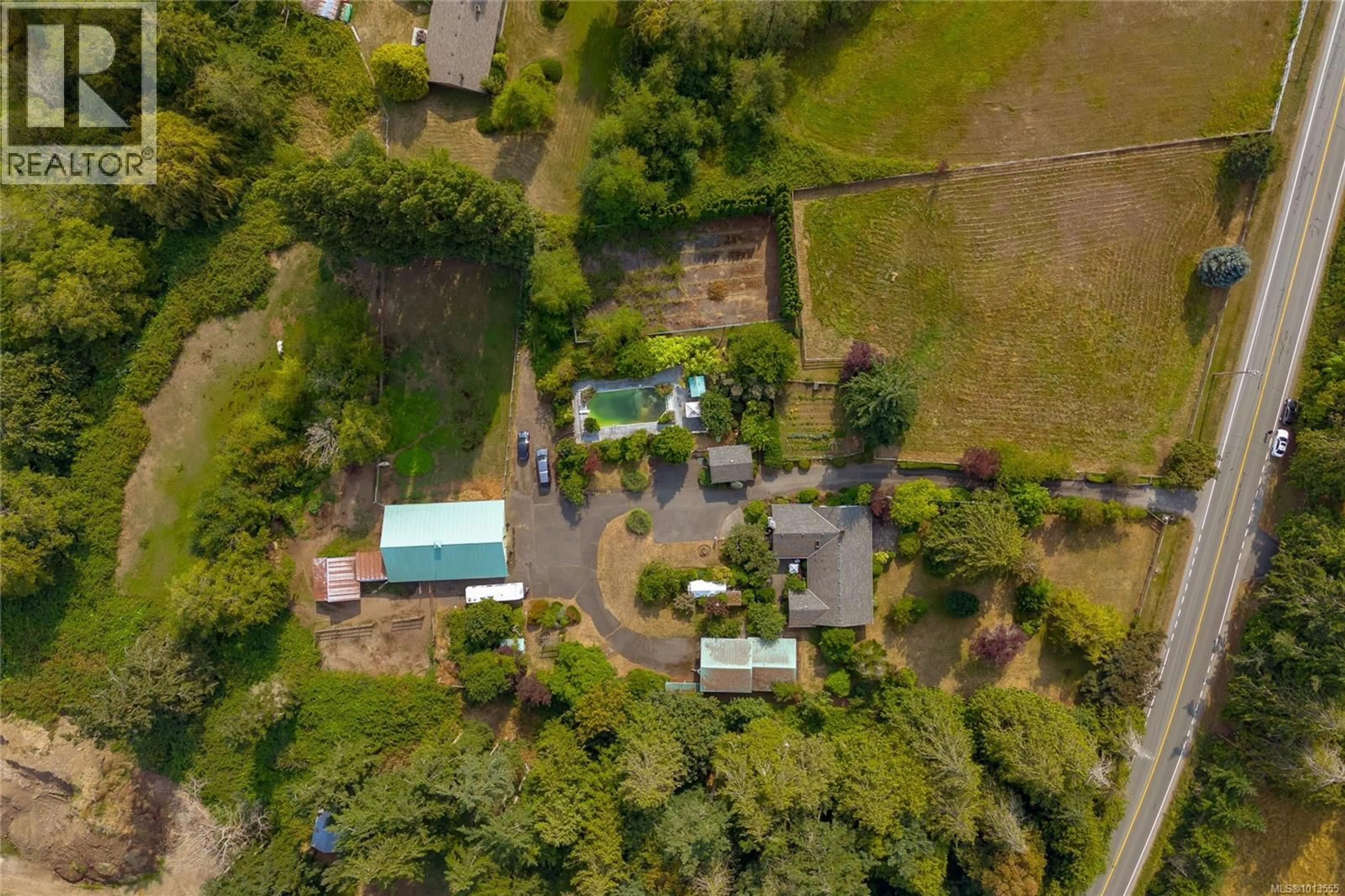 A pic from outside/outdoor area/front of a property/back of a property/a pic from drone, unknown for 4353 HAPPY VALLEY ROAD, Metchosin British Columbia V9C3Y3