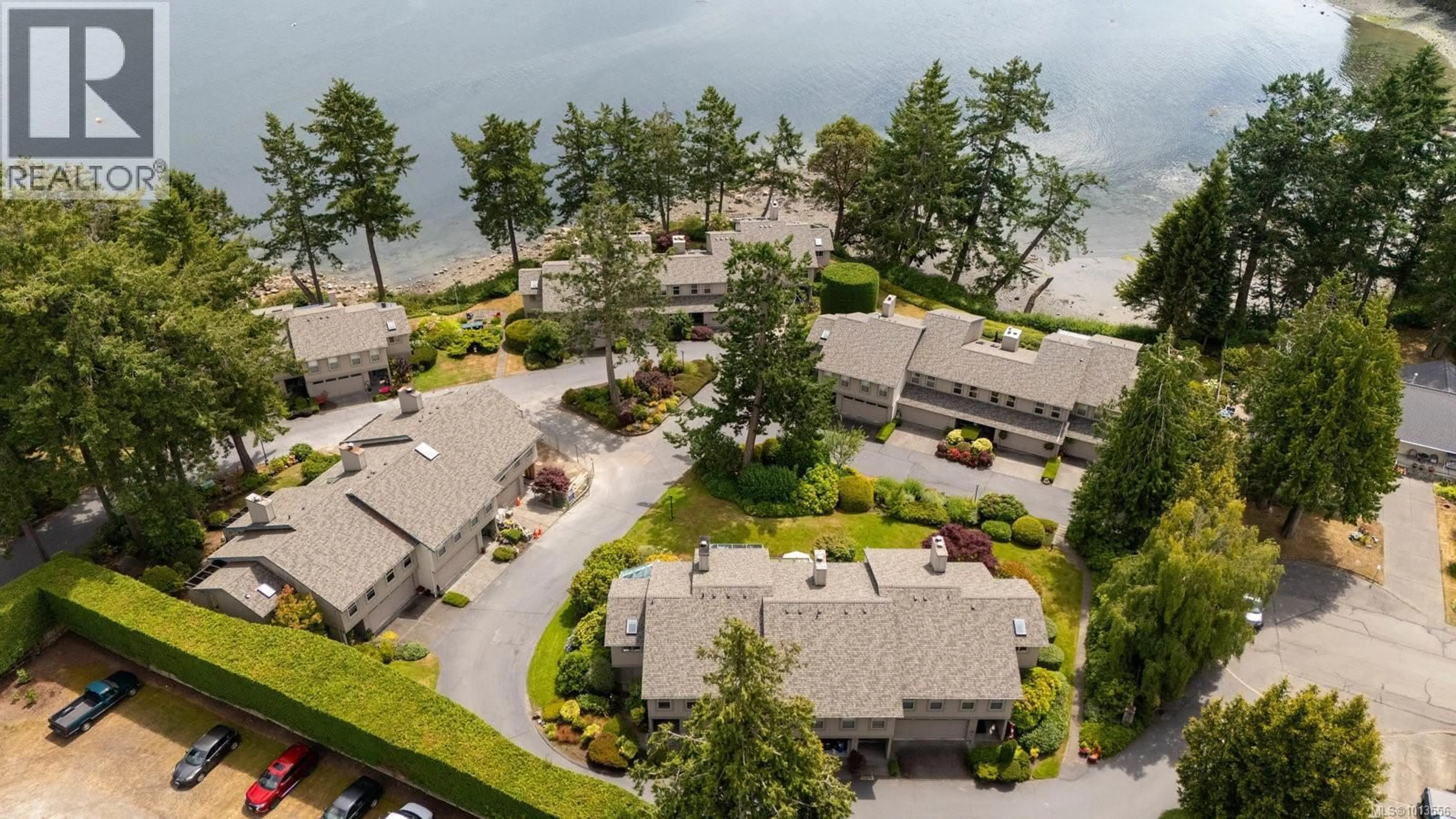 A pic from outside/outdoor area/front of a property/back of a property/a pic from drone, water/lake/river/ocean view for 3 - 2654 LANCELOT PLACE, Central Saanich British Columbia V8M1V3