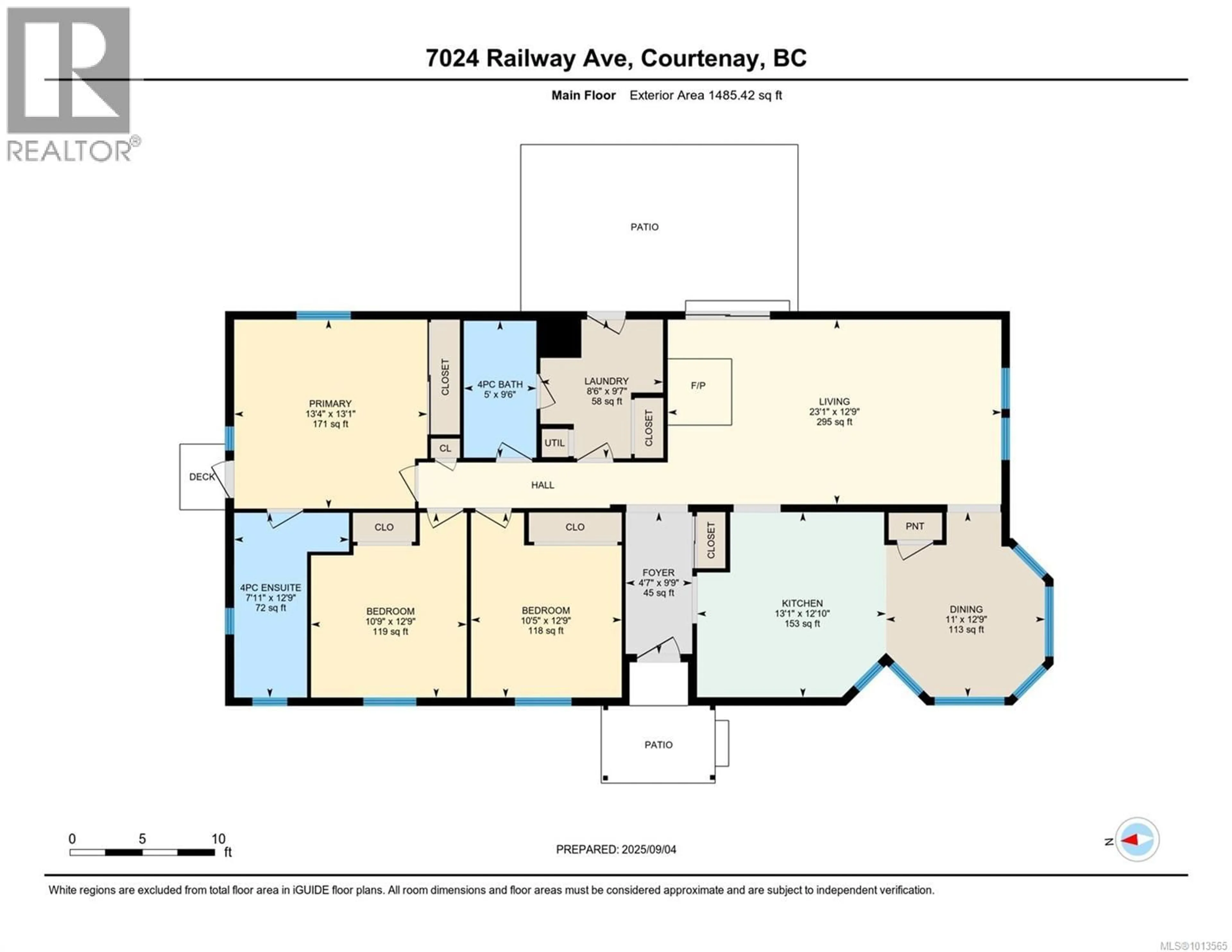 Floor plan for 7024 RAILWAY AVENUE, Merville British Columbia V9J1N4