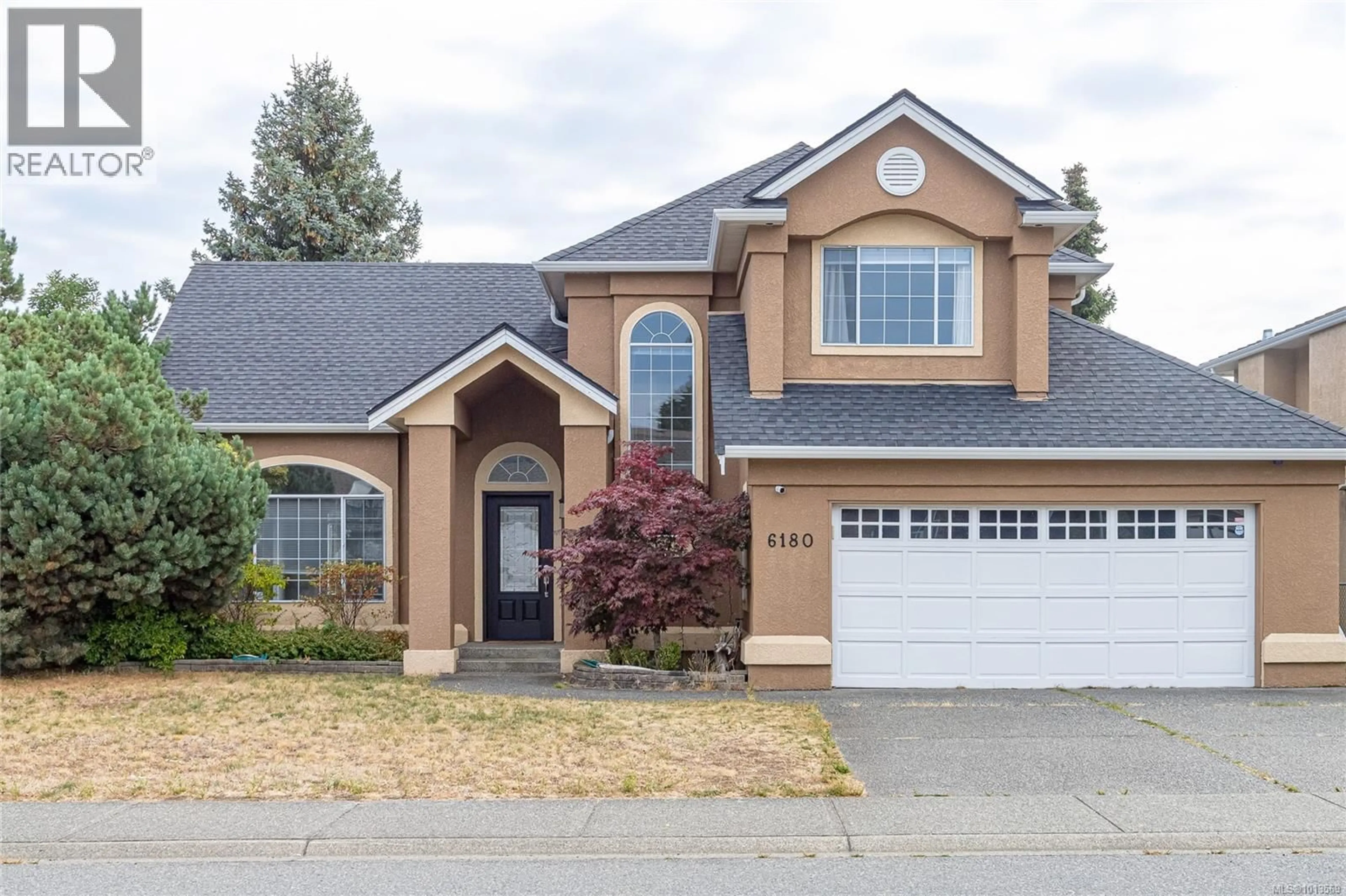 Home with vinyl exterior material, street for 6180 MYSTIC WAY, Nanaimo British Columbia V9V1M7