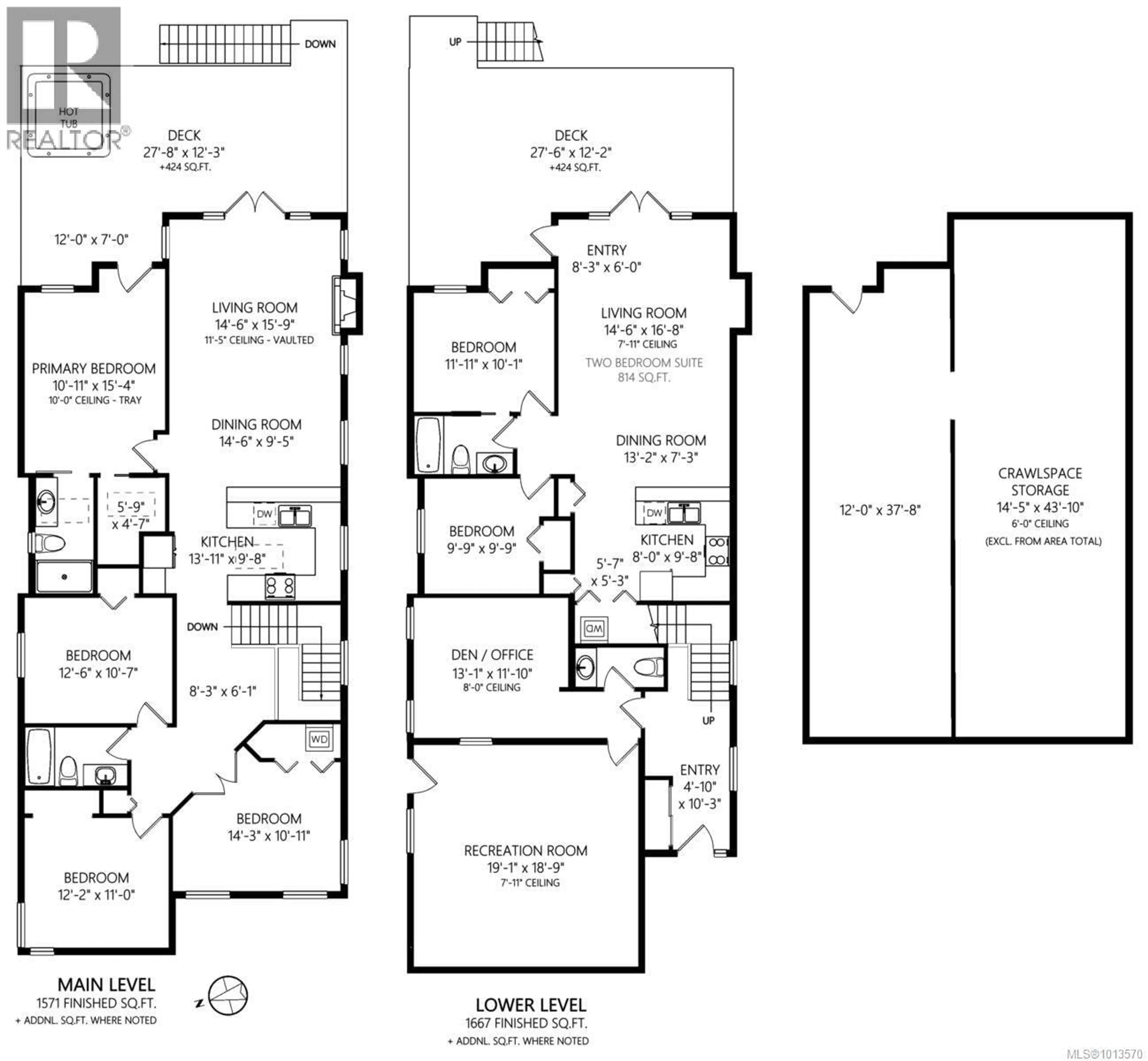 Floor plan for 164 WHITE PINE ROAD, View Royal British Columbia V9B5E1