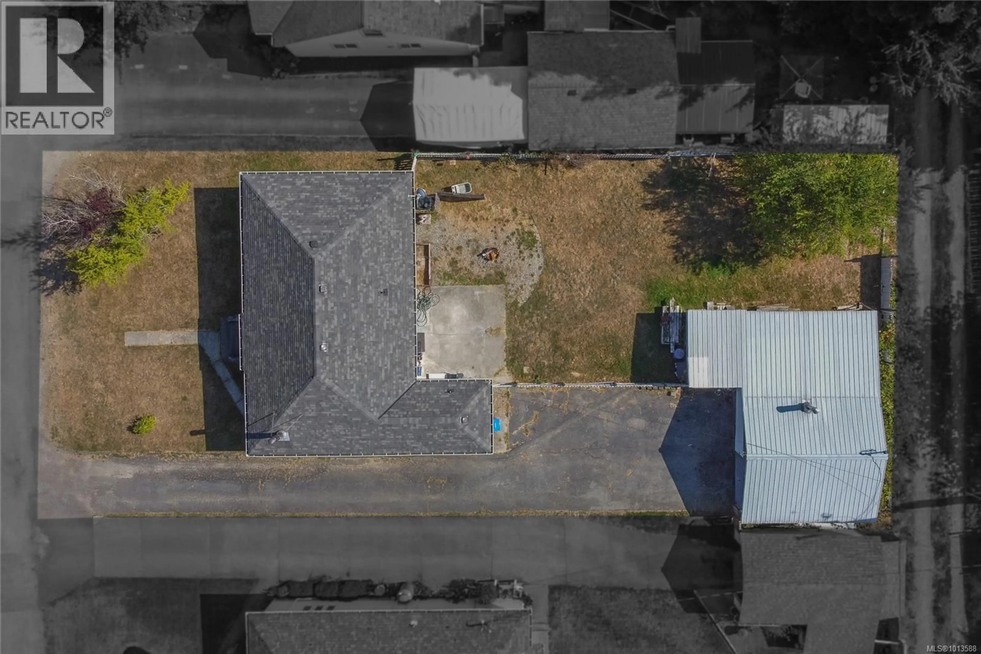 A pic from outside/outdoor area/front of a property/back of a property/a pic from drone, street for 24 HEMLOCK STREET, Lake Cowichan British Columbia V0R2G0