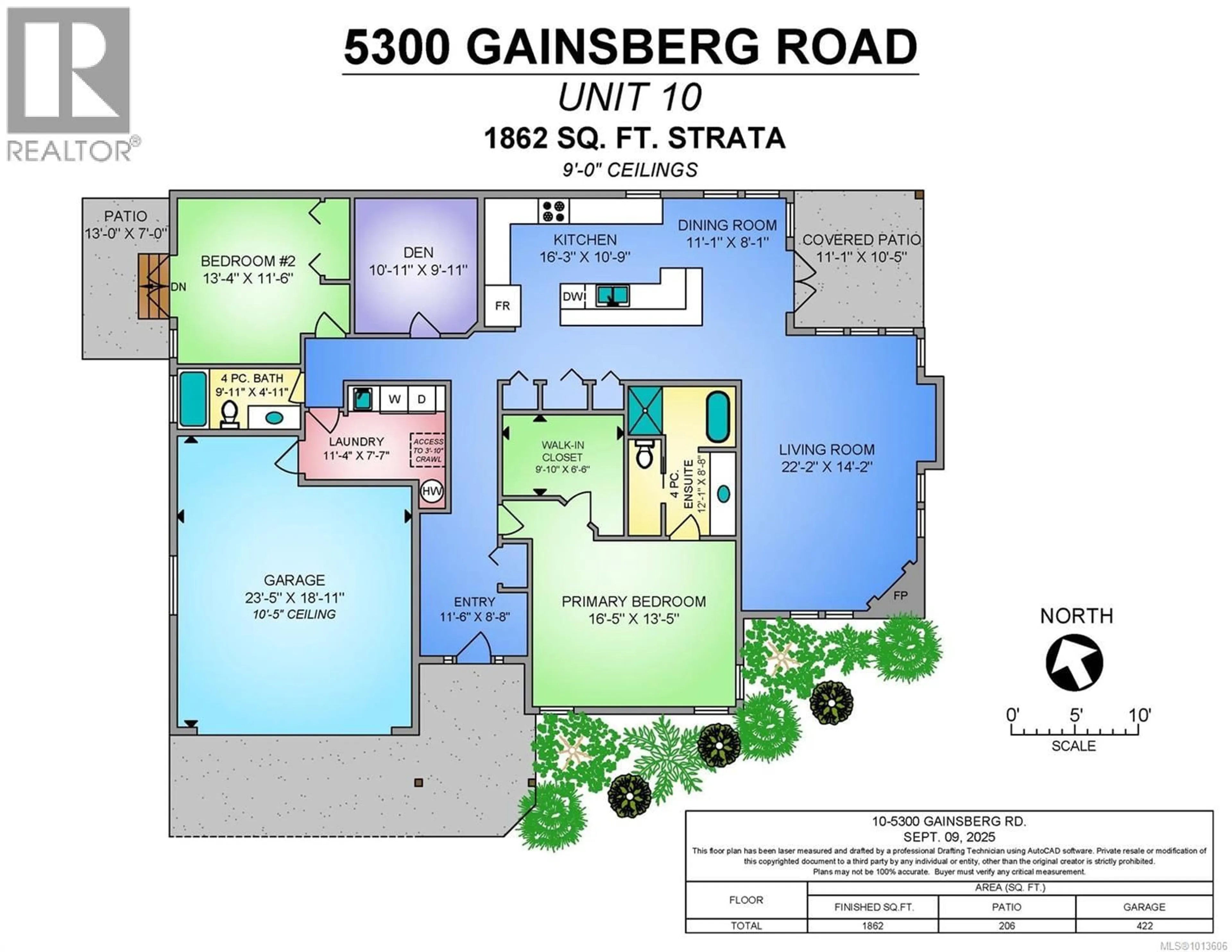 Floor plan for 10 - 5300 GAINSBERG ROAD, Bowser British Columbia V0R1G0