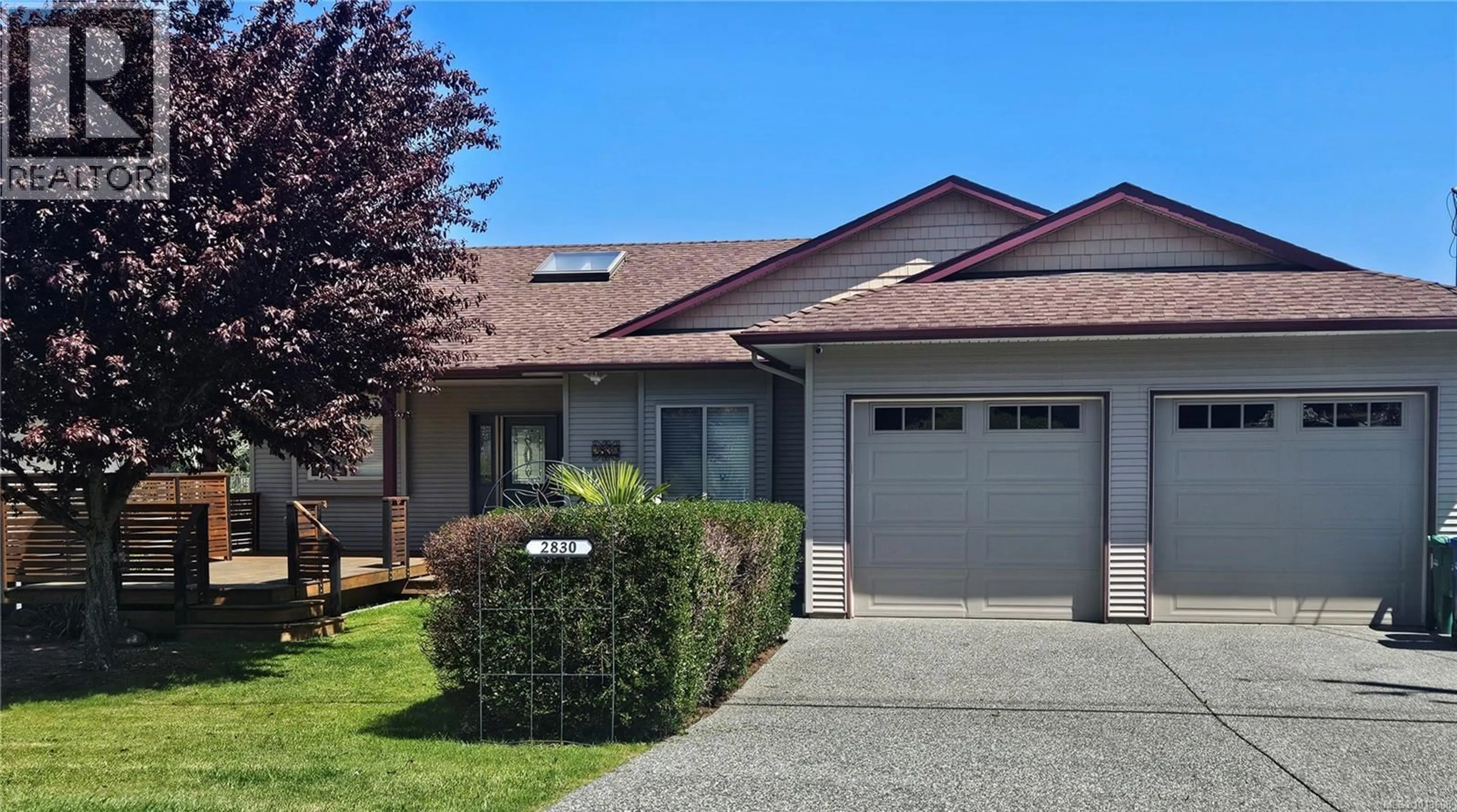 Home with vinyl exterior material, street for 2830 HALIDAY CRESCENT, Nanaimo British Columbia V9S3M9