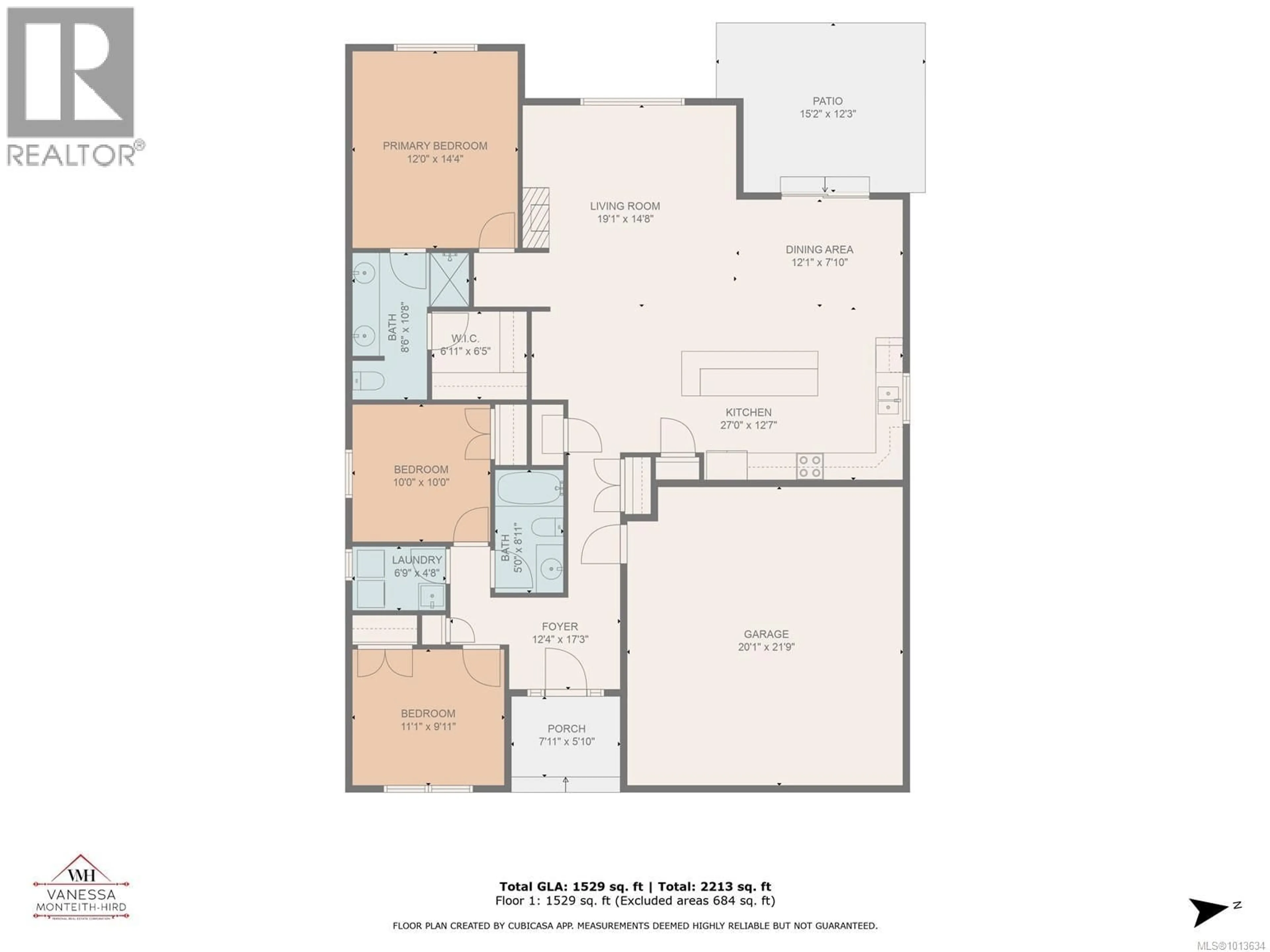 Floor plan for 381 LEGACY DRIVE, Campbell River British Columbia V9W0A6
