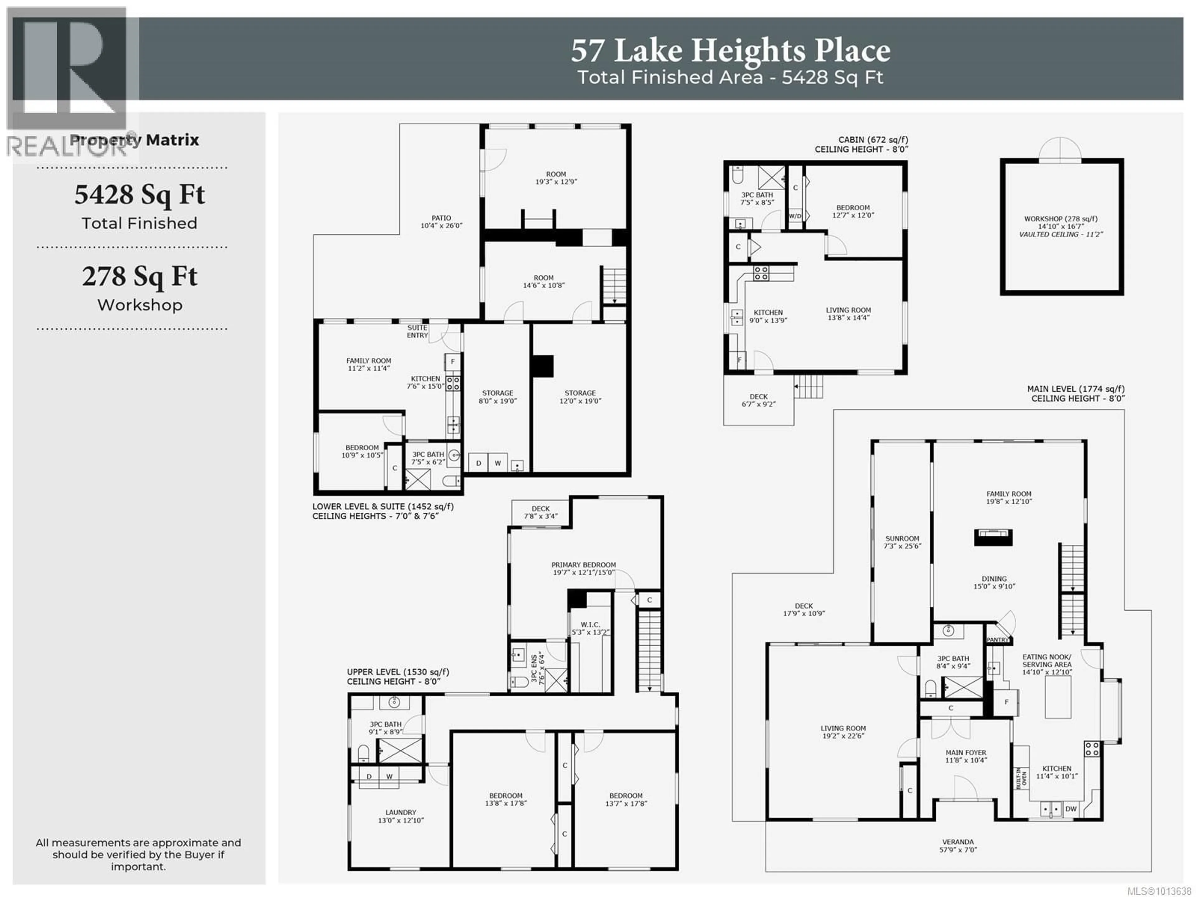 Floor plan for 57 LAKE HEIGHTS PLACE, Nanaimo British Columbia V9T6G8