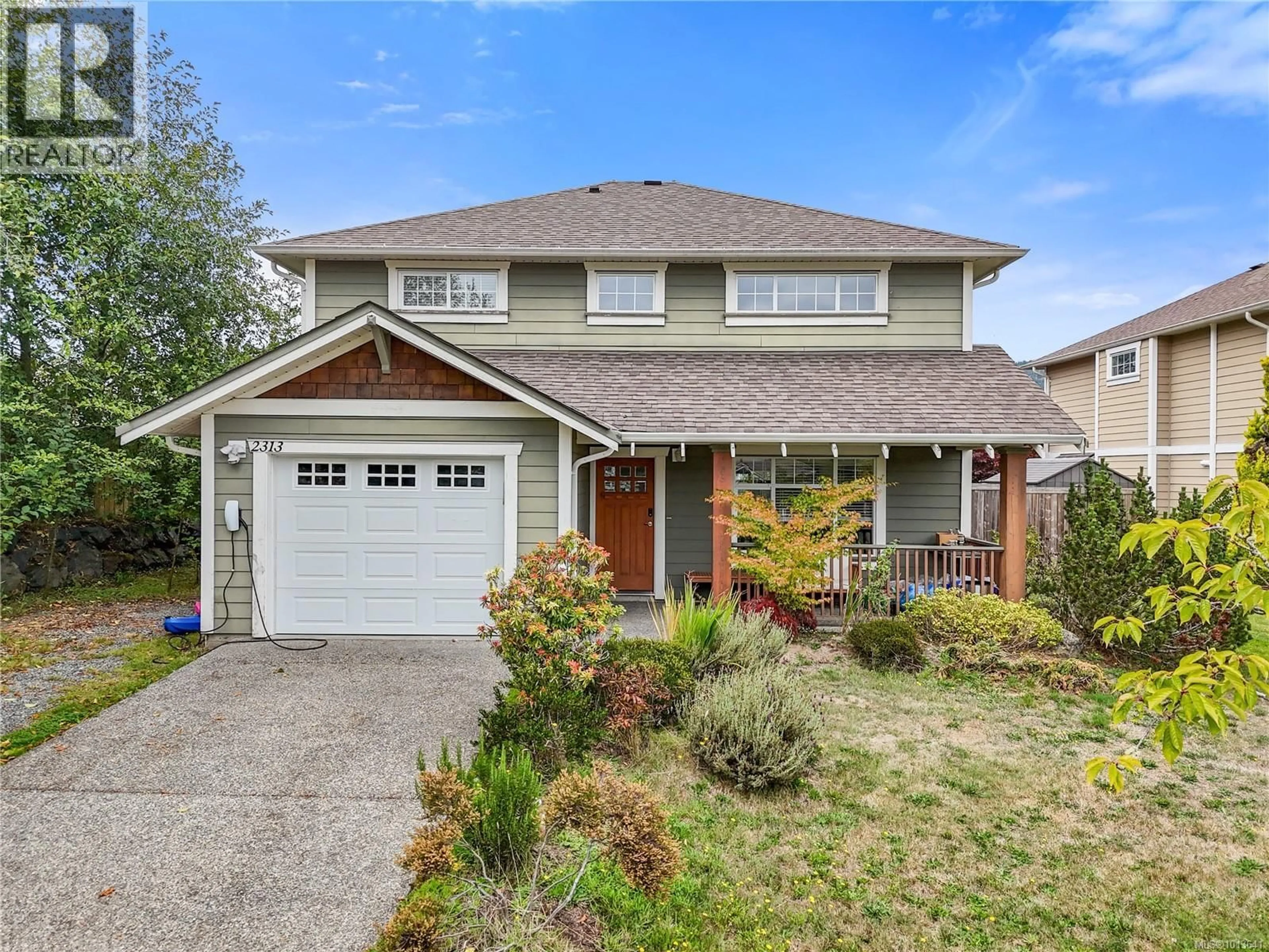 Home with vinyl exterior material, street for 2313 DEMAMIEL PLACE, Sooke British Columbia V9Z0Y4